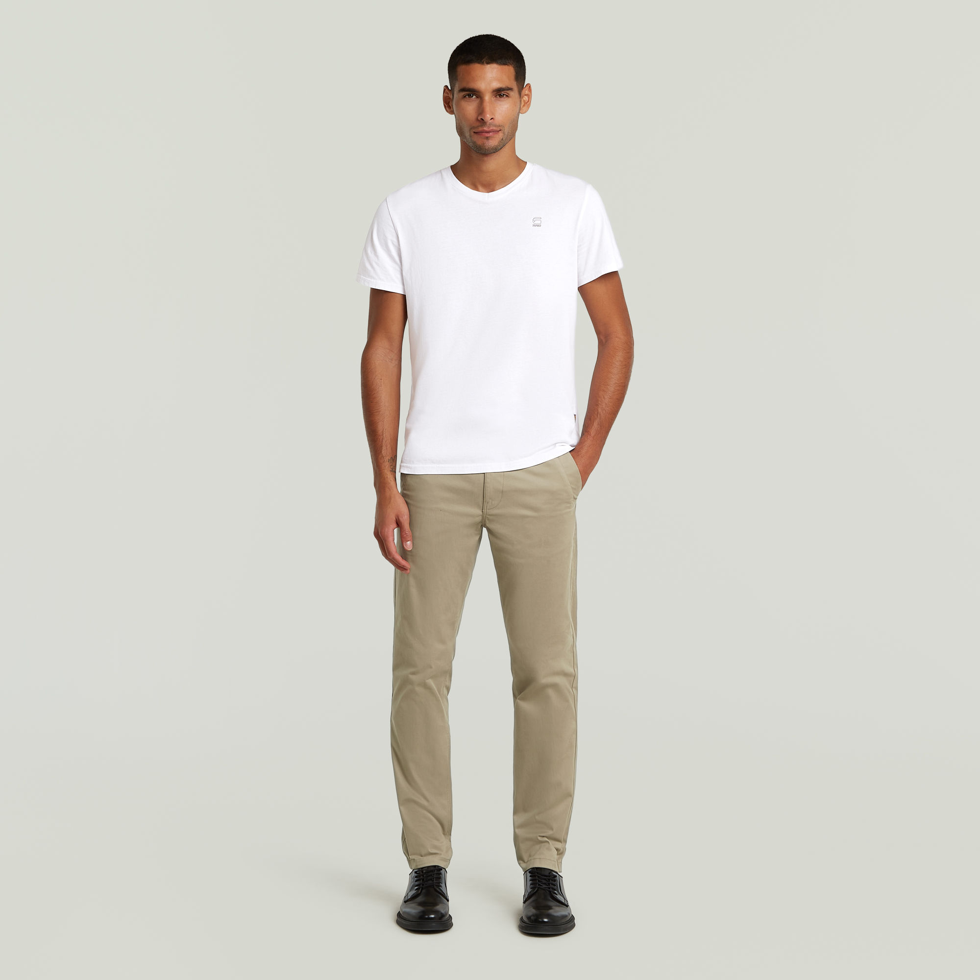 Thumbnail - Slim Chino - Beige - Herren