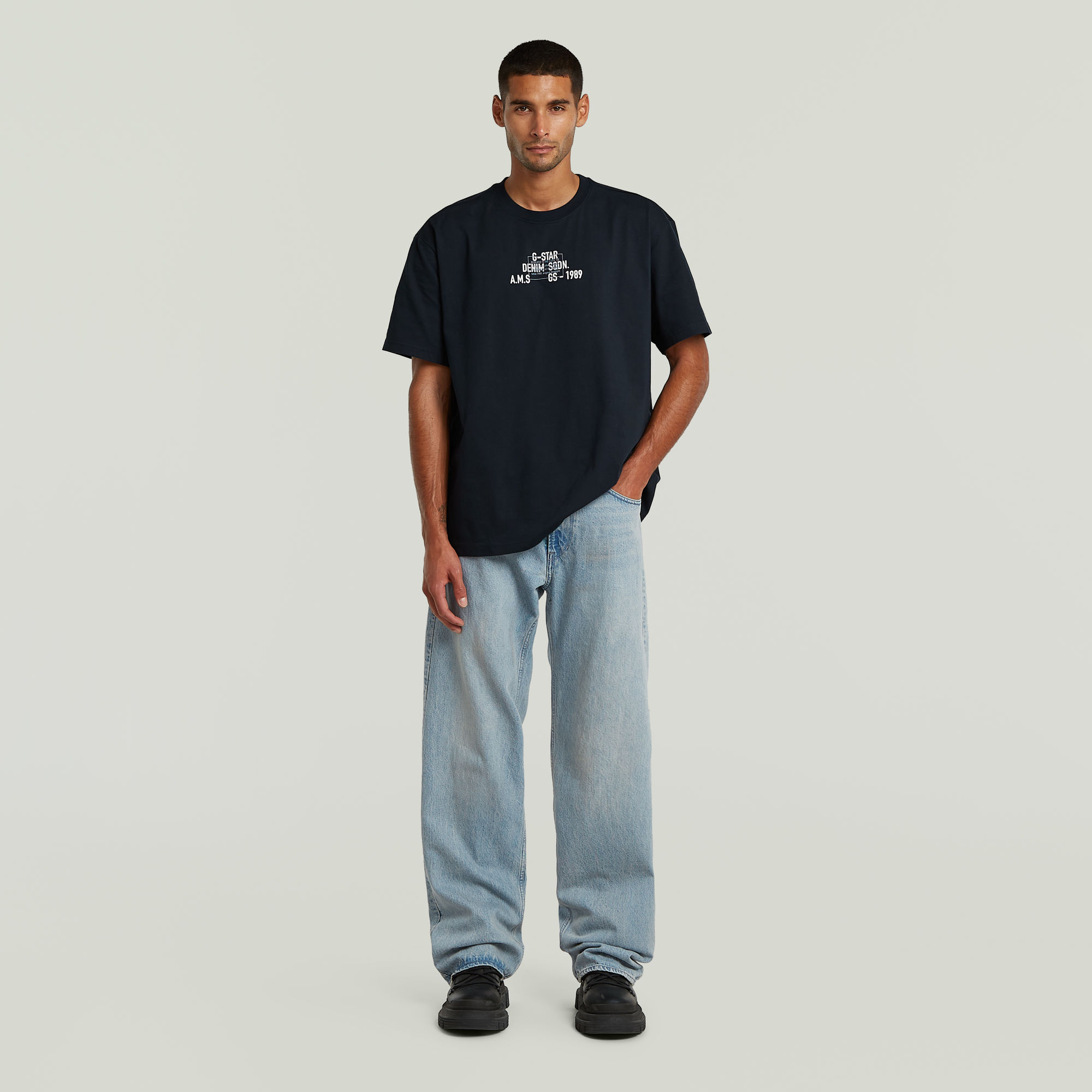 Thumbnail - Type 96 Loose Jeans - Hellblau - Herren