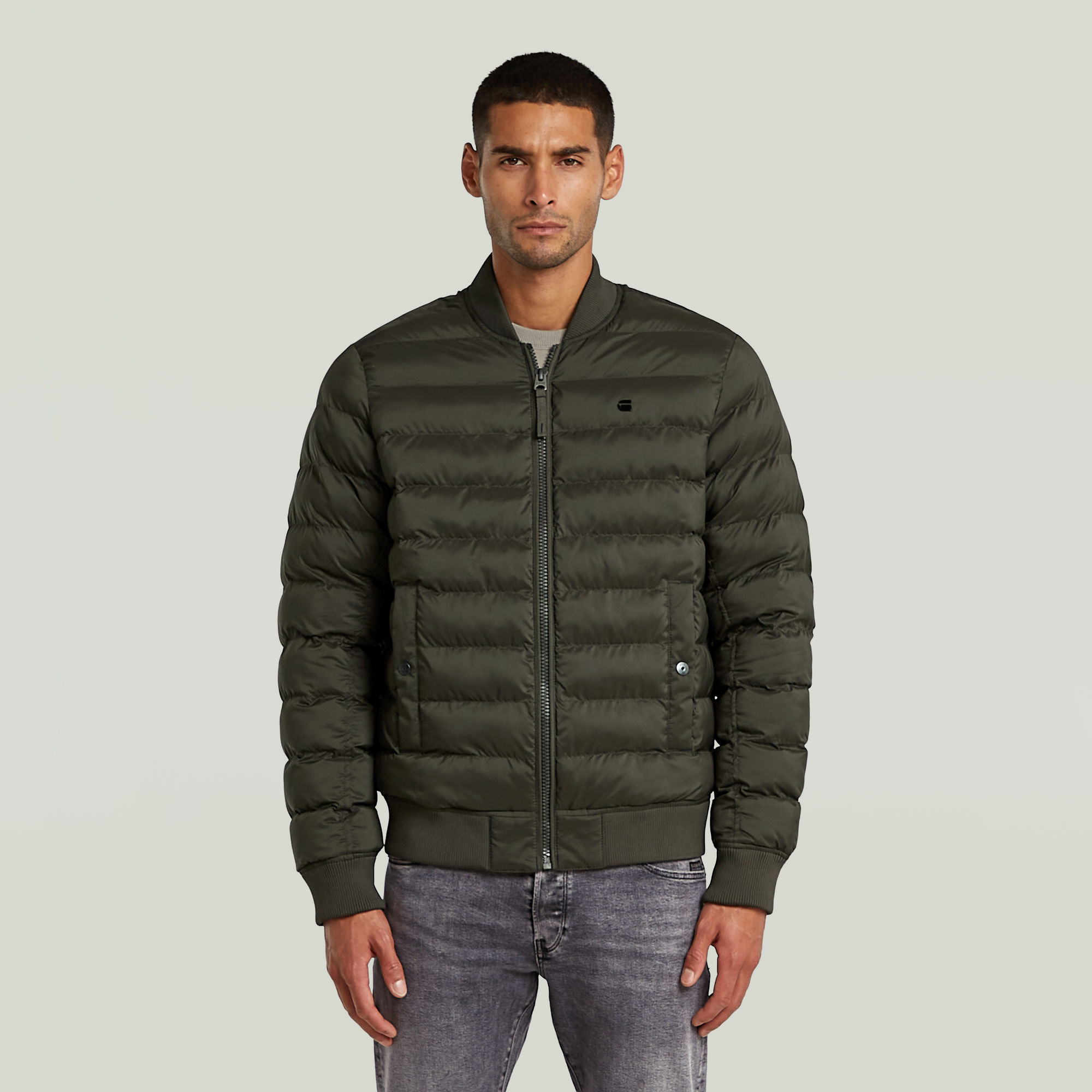 Liner Jacke - Grau - Herren