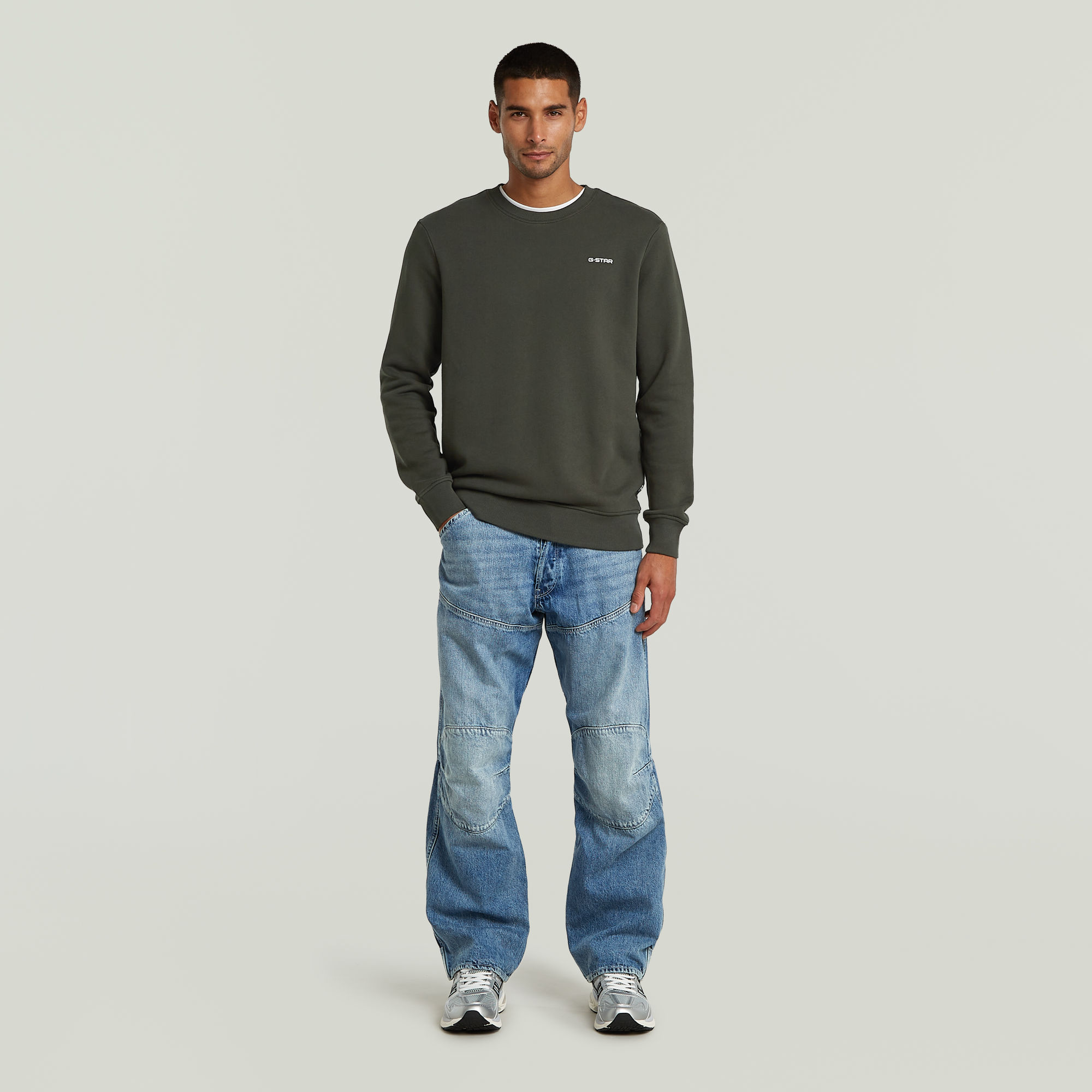 Thumbnail - 5620 Loose Jeans - Mittelblau - Herren