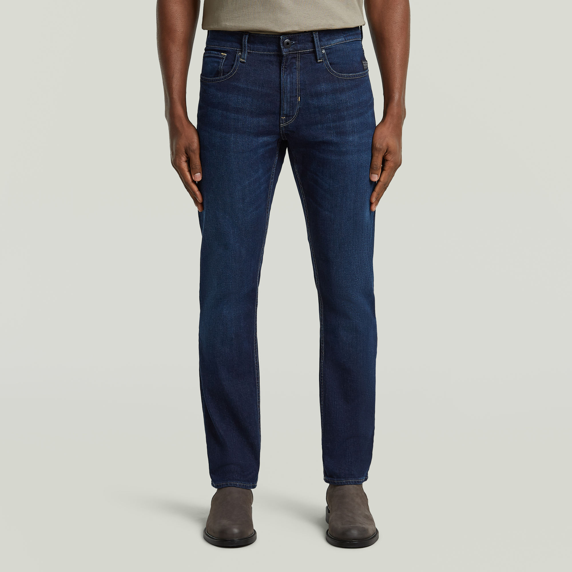 

Mosa Straight Jeans - Donkerblauw - Heren