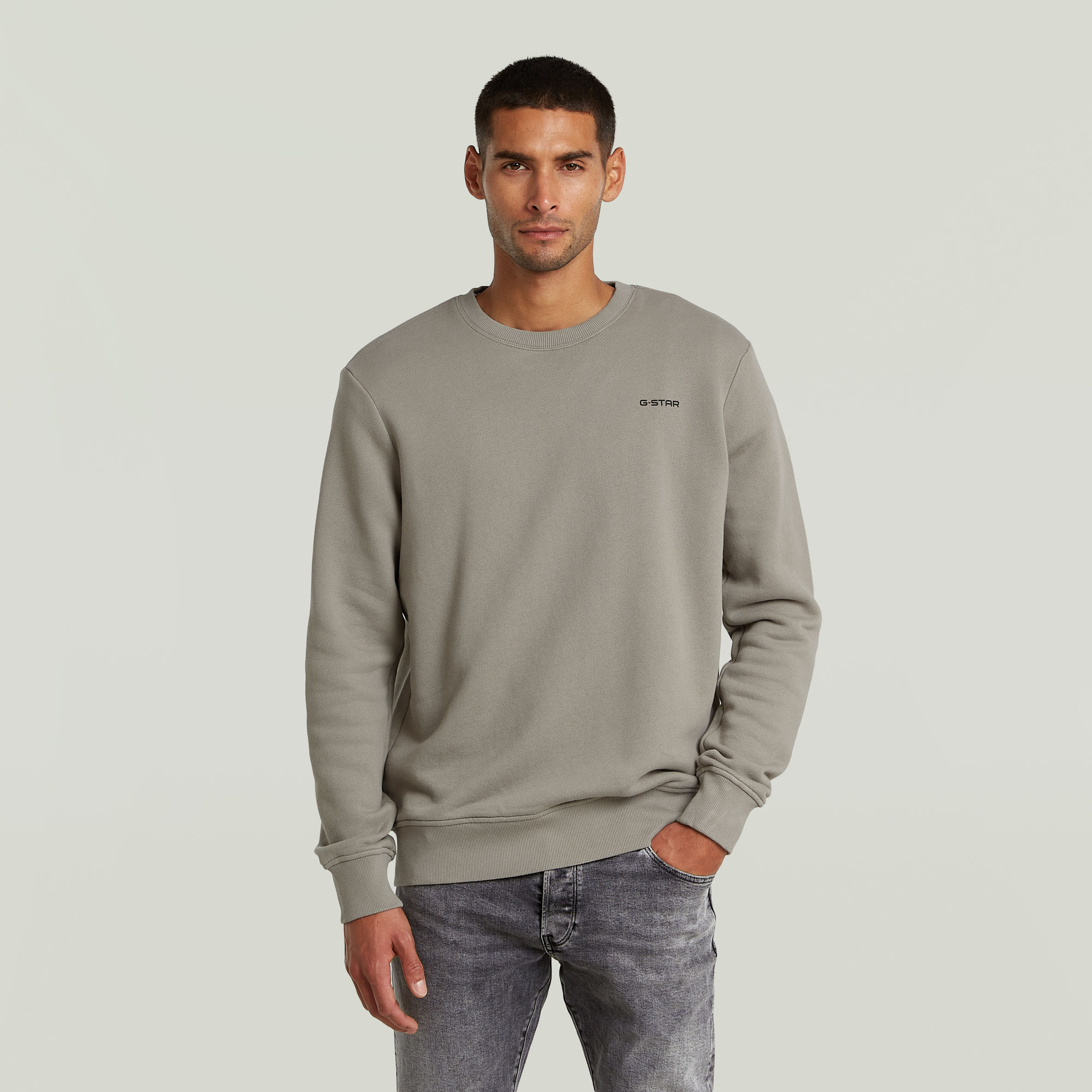 Logo Sweatshirt - Beige - Herren