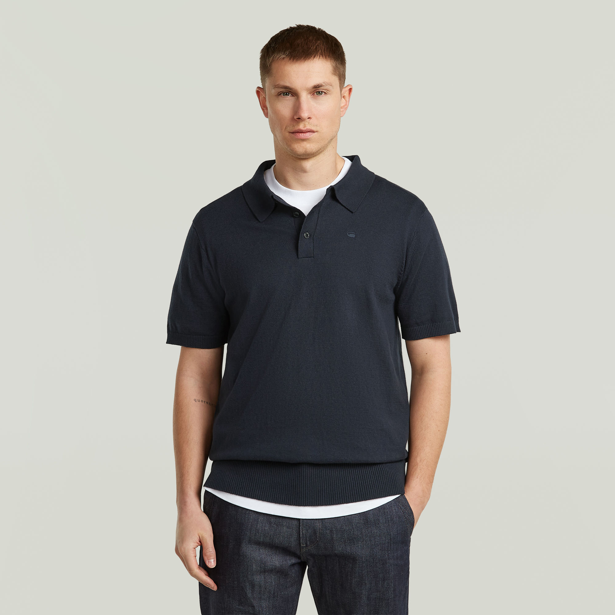 

The Willem - Correct Polo - Dark blue - Men