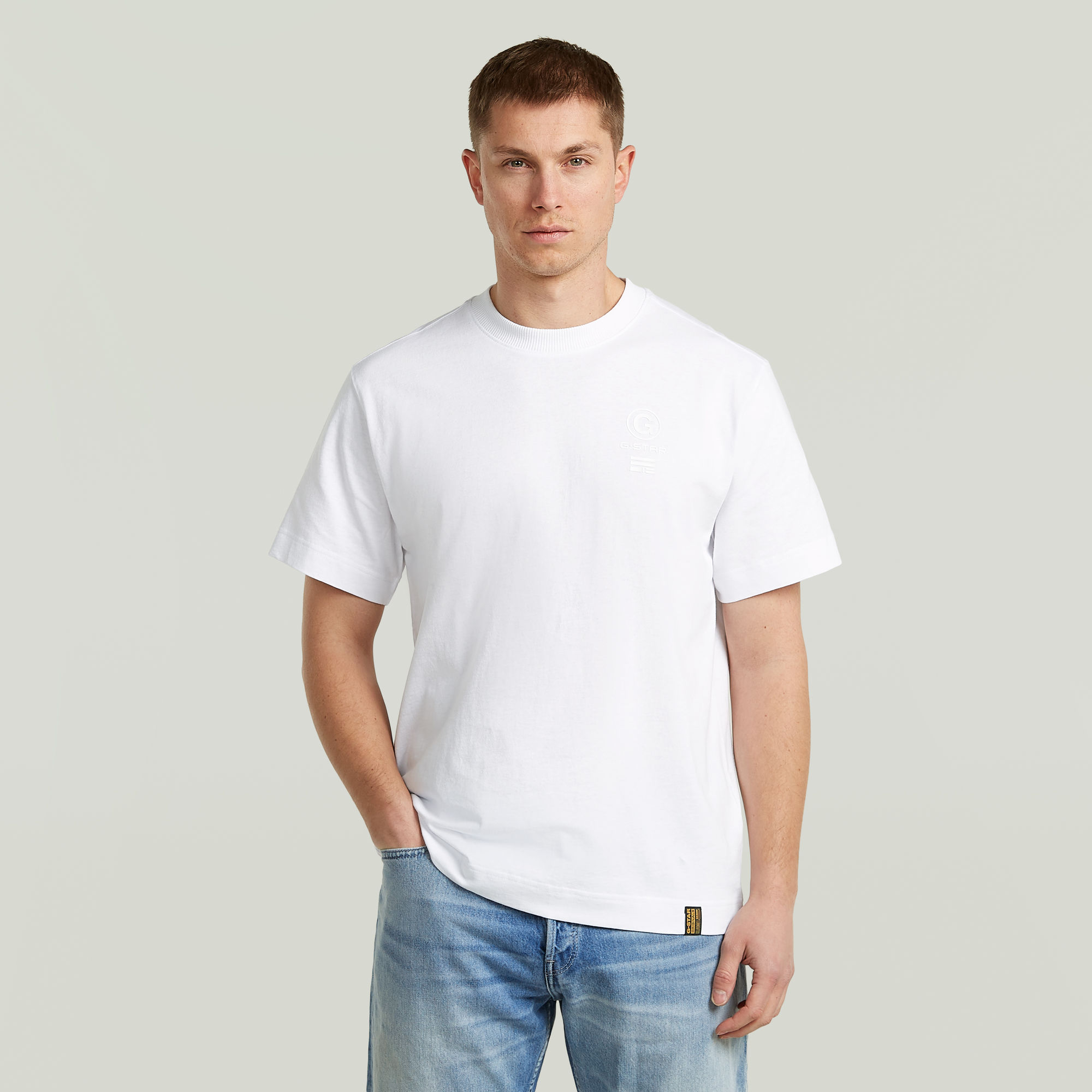 

Back Graphic T-Shirt - Wit - Heren