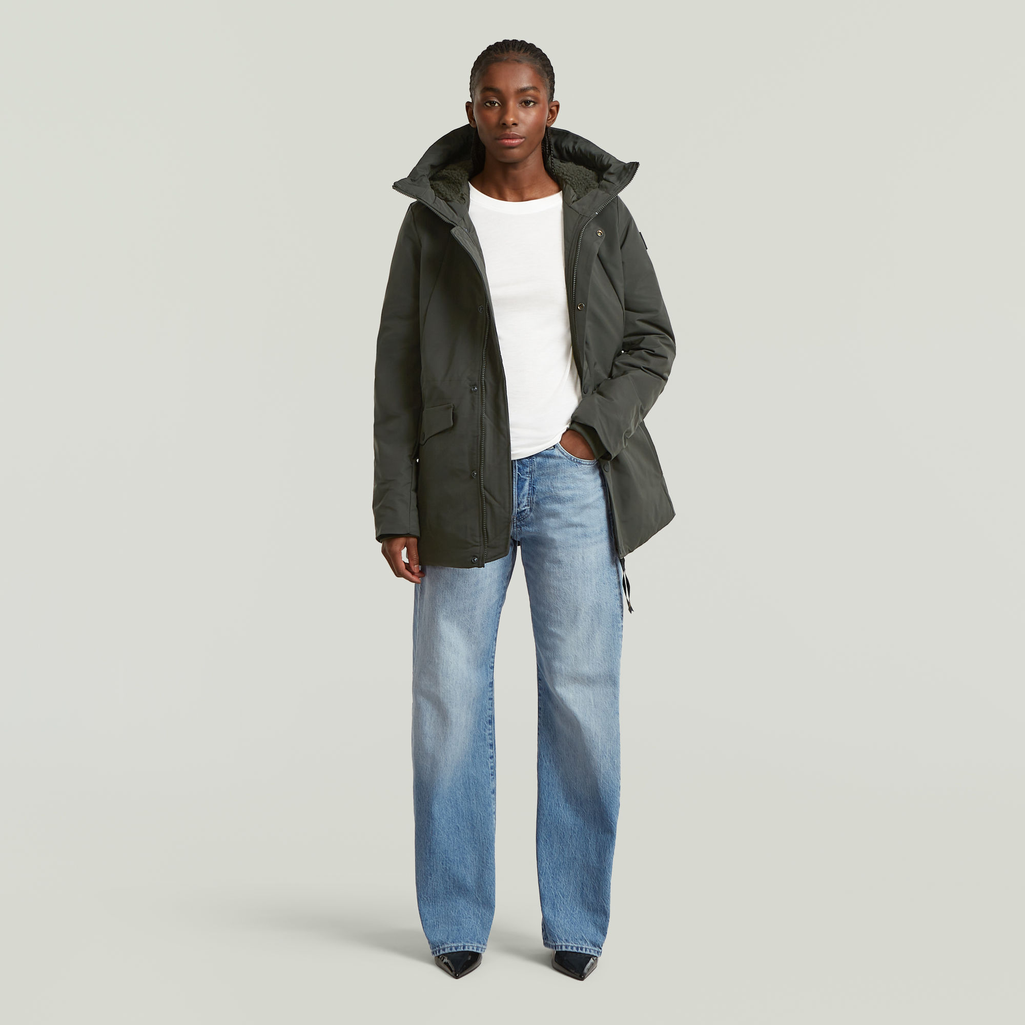 Thumbnail - Vodan 2.0 Short Jacke - Grau - Damen