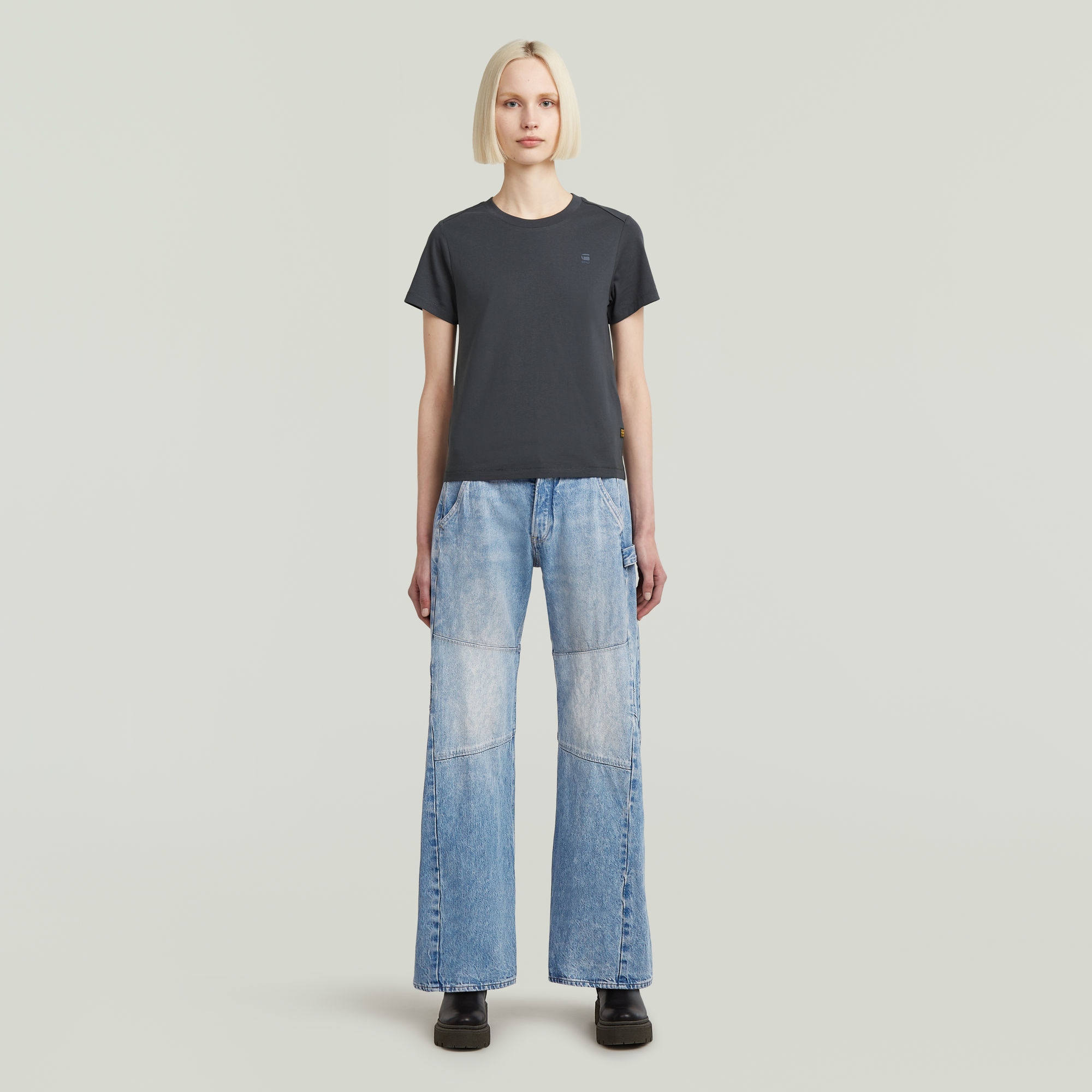 Thumbnail - Nifous Top - Dunkelblau - Damen