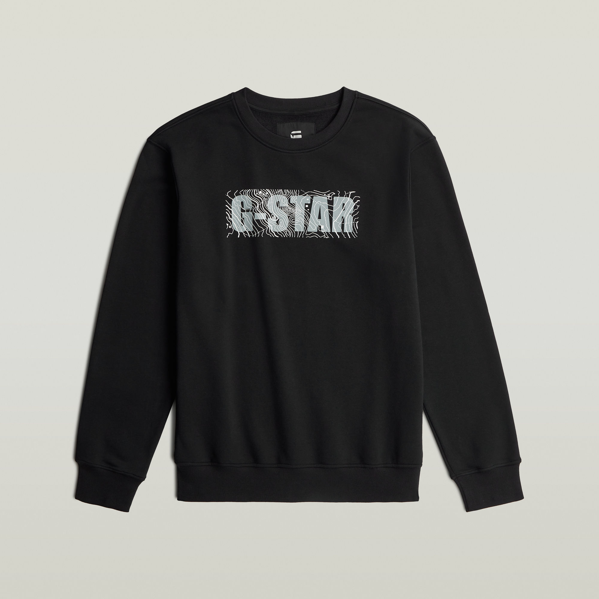 Thumbnail - Logo Crew Neck Sweatshirt - Schwarz - Herren