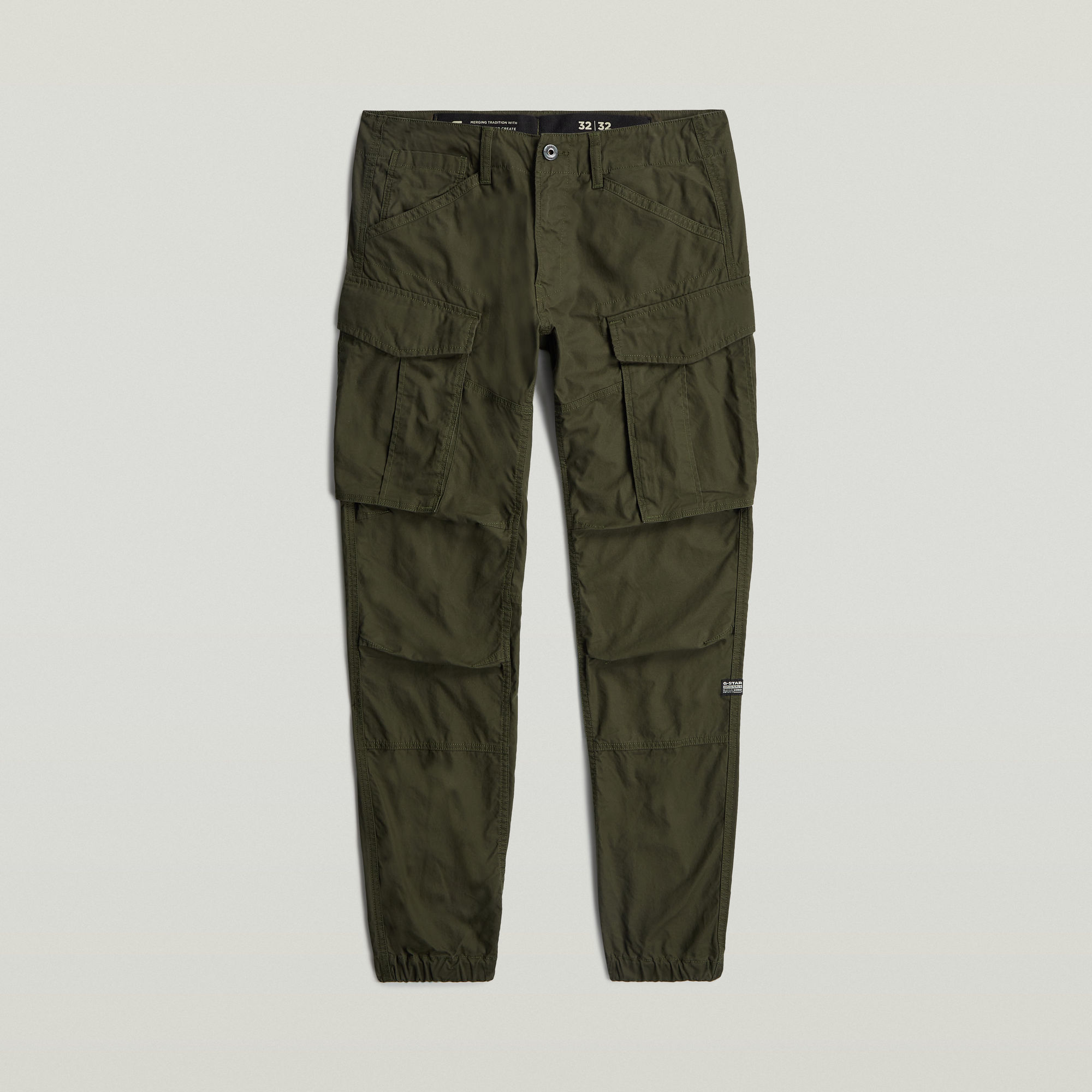 Thumbnail - Cargo 3D Regular Tapered Cuffed Hose - Grün - Herren