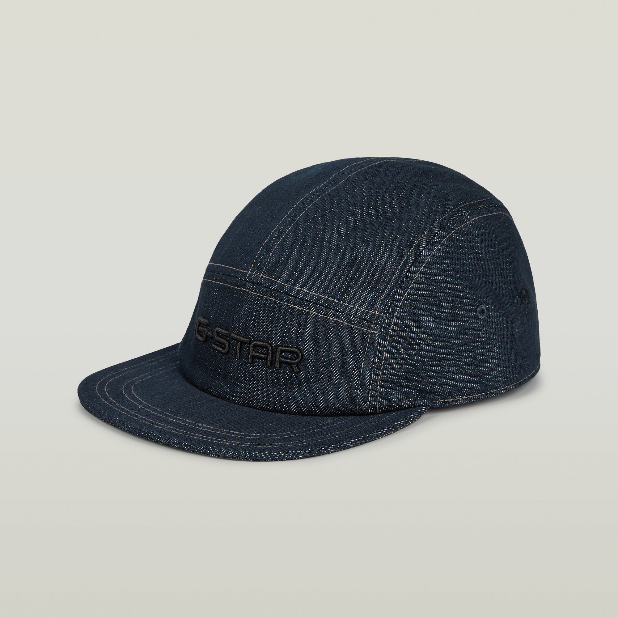 Thumbnail - Flat Brim 5 Panel Cap - Dunkelblau - Herren
