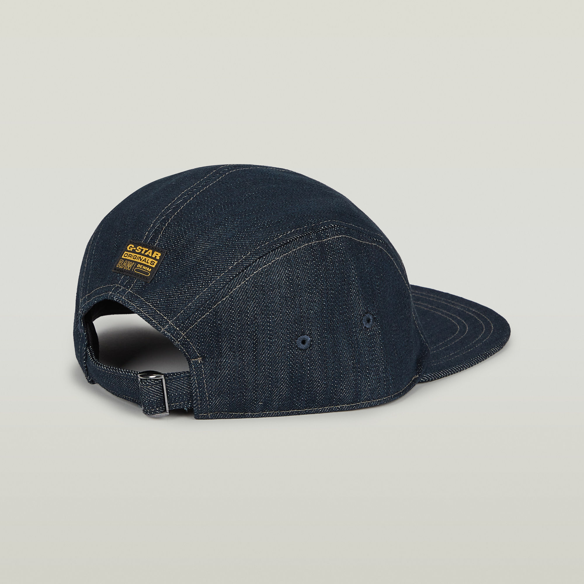 Thumbnail - Flat Brim 5 Panel Cap - Dunkelblau - Herren