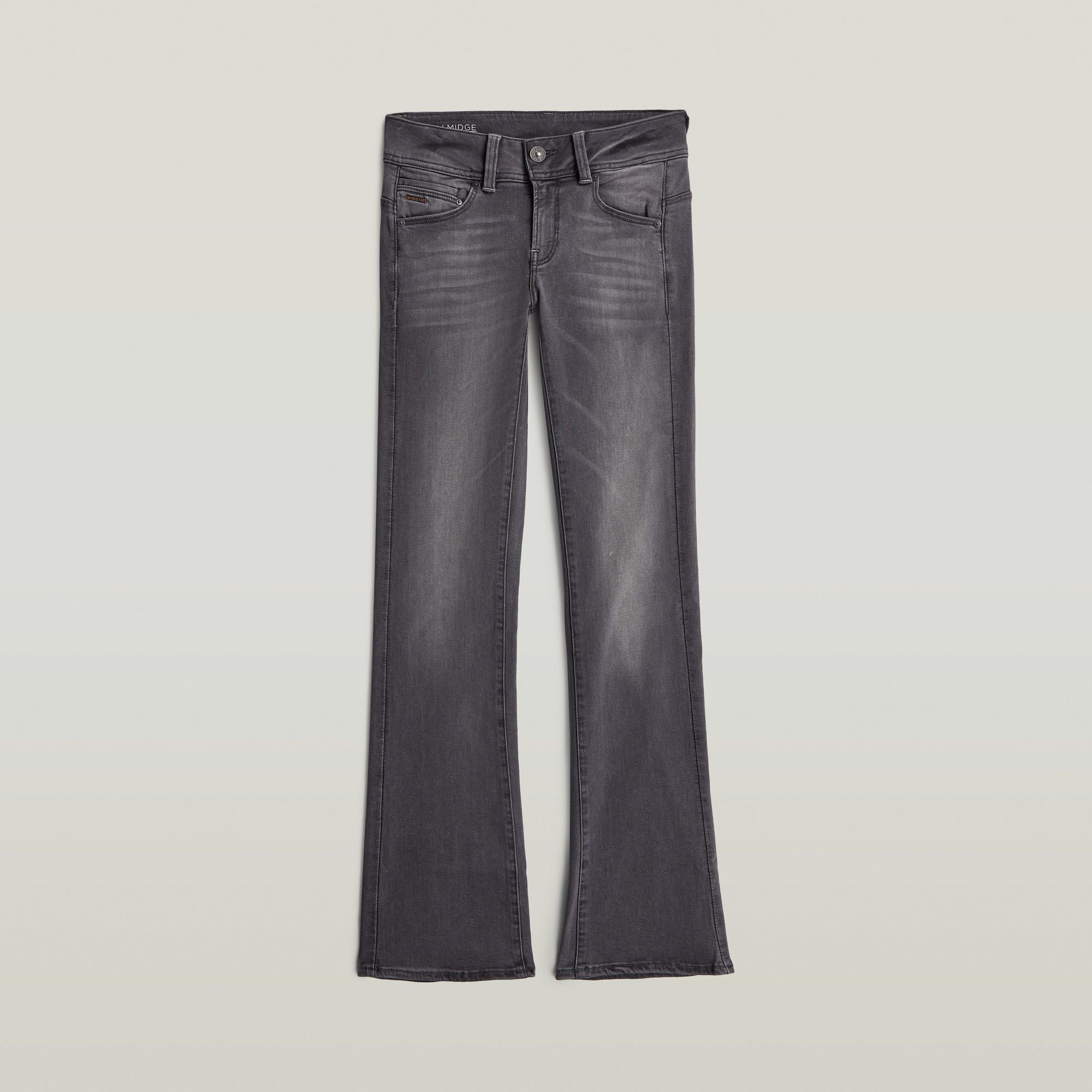 Thumbnail - Midge Bootcut Jeans - Grau - Damen