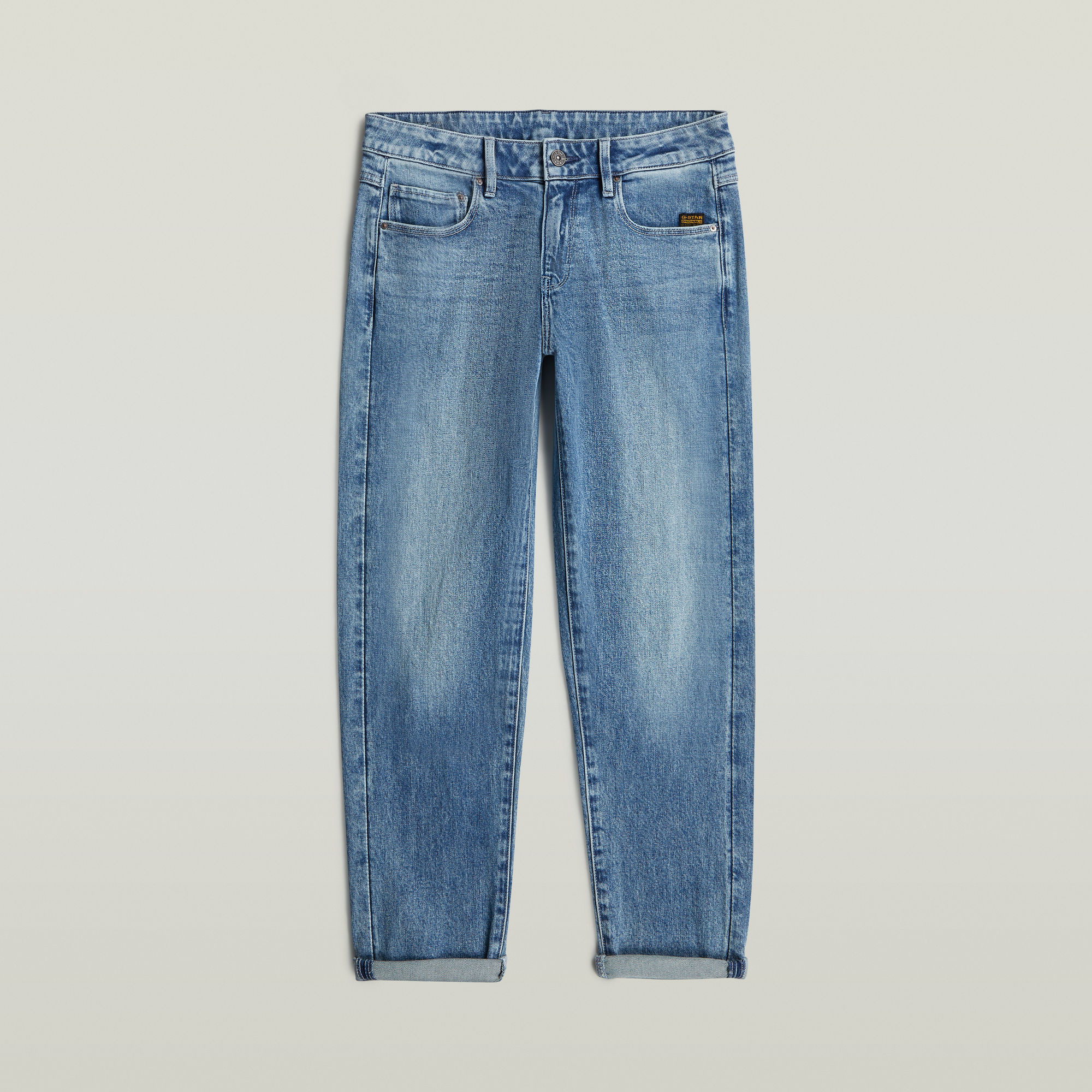 Thumbnail - Kate Boyfriend Jeans - Mittelblau - Damen