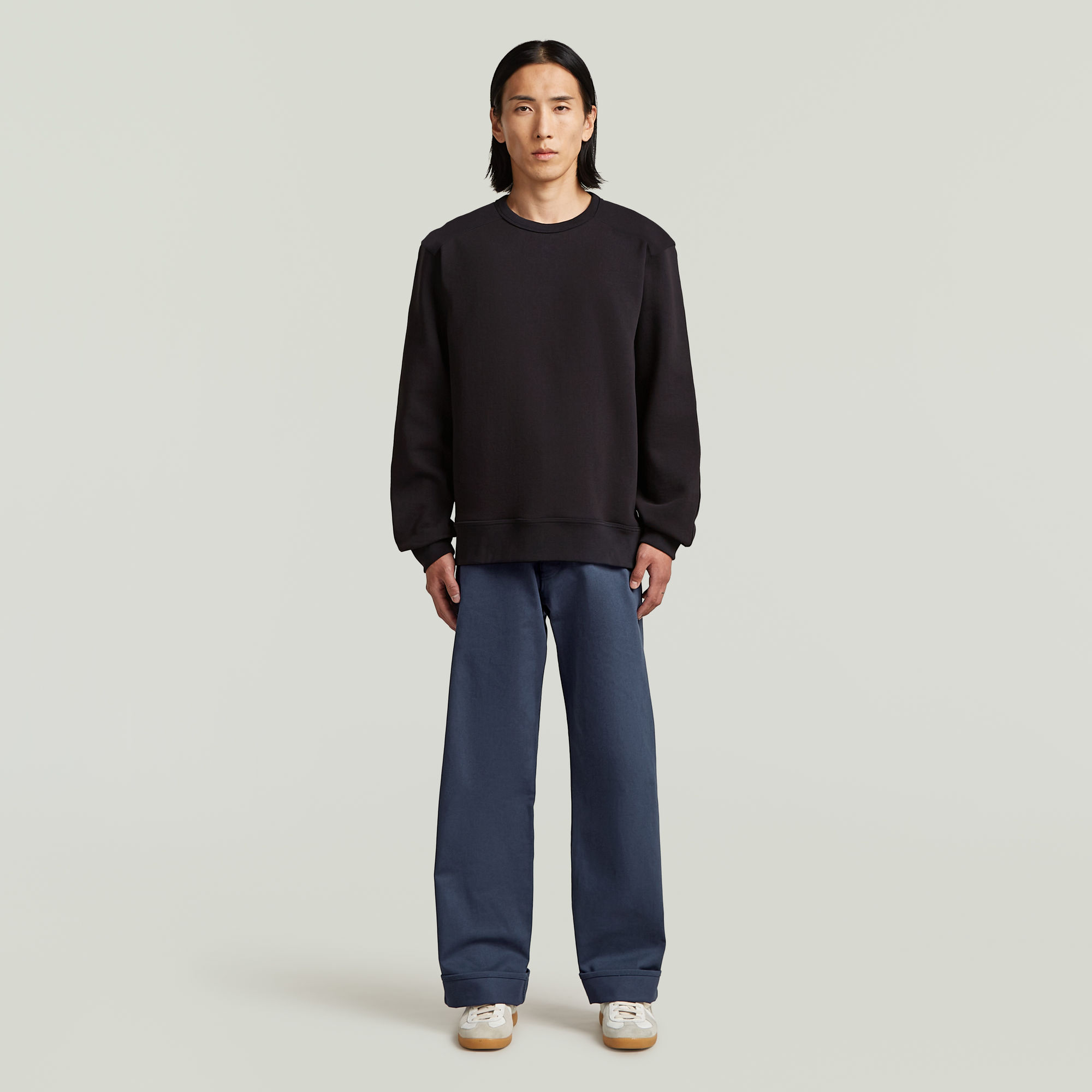 Thumbnail - MN Premium Relaxed Sweatshirt - Schwarz - Herren