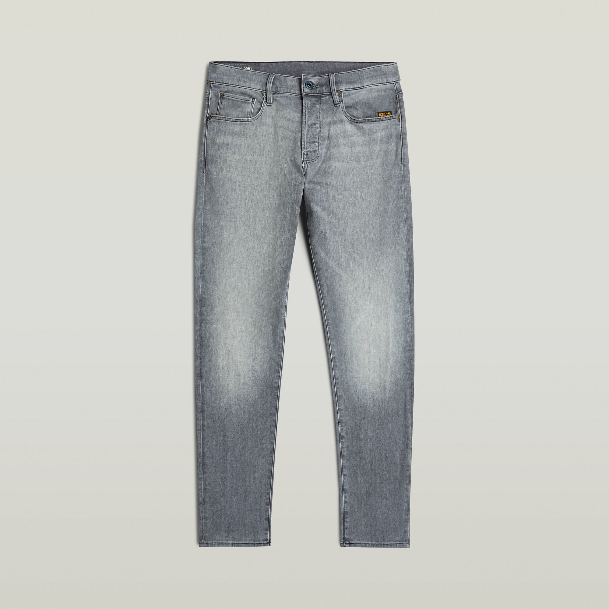 Thumbnail - 3301 Slim Jeans - Grau - Herren