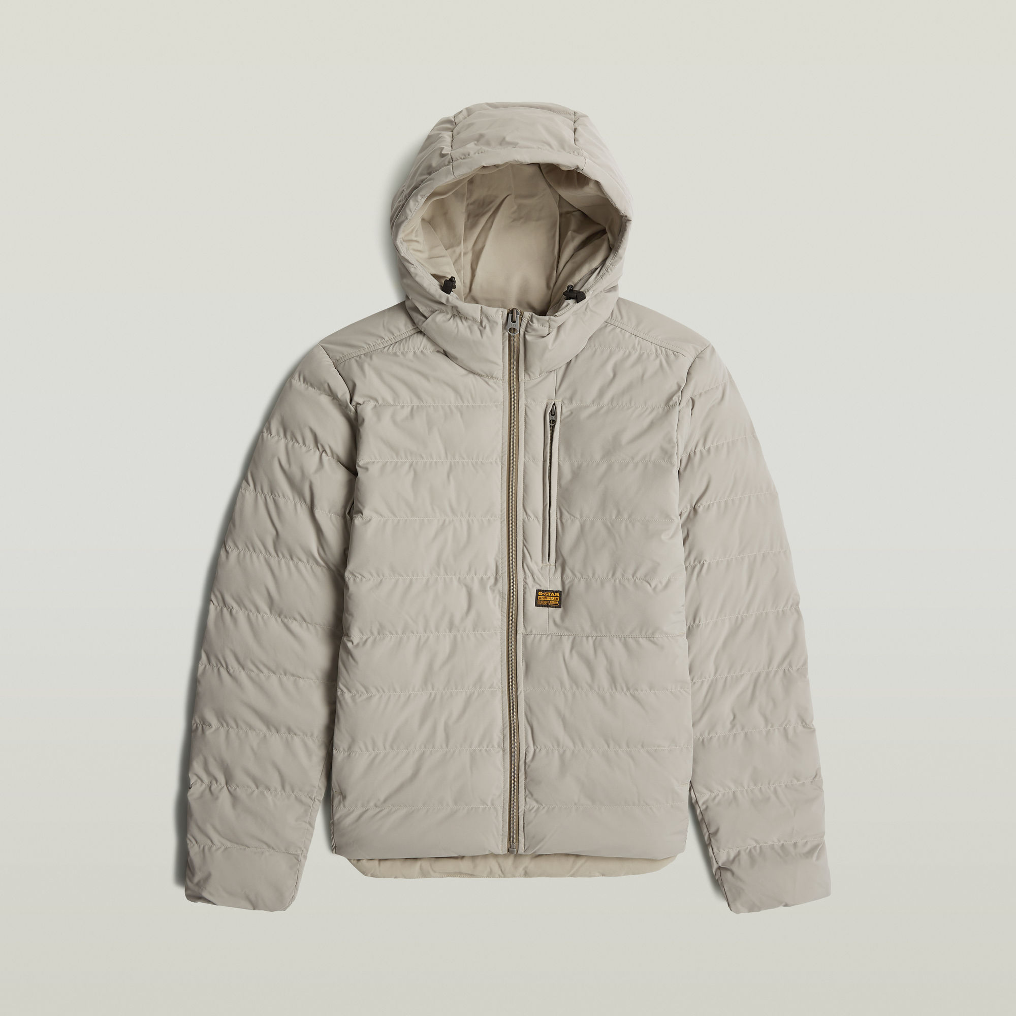 Thumbnail - Foundation Hooded Liner Jacket - Beige - Herren