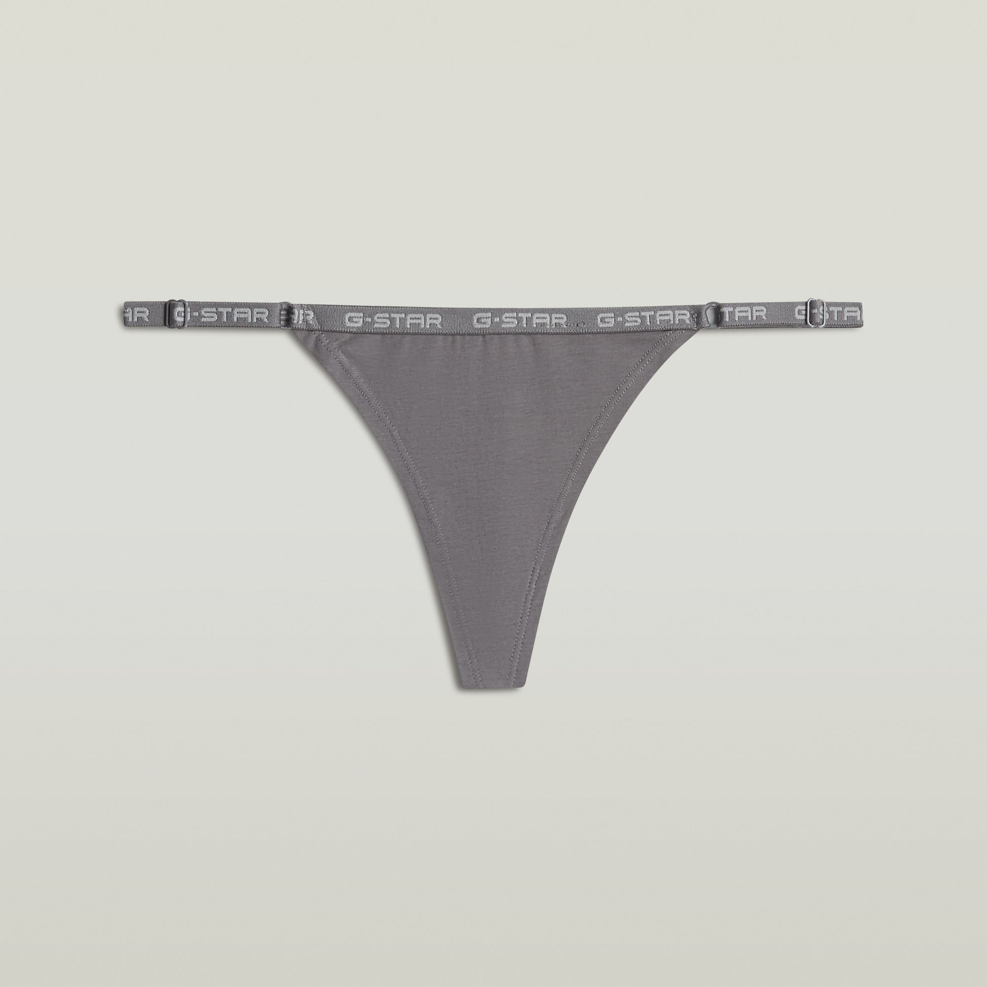Thumbnail - G-String 2er-Pack - Grau - Damen