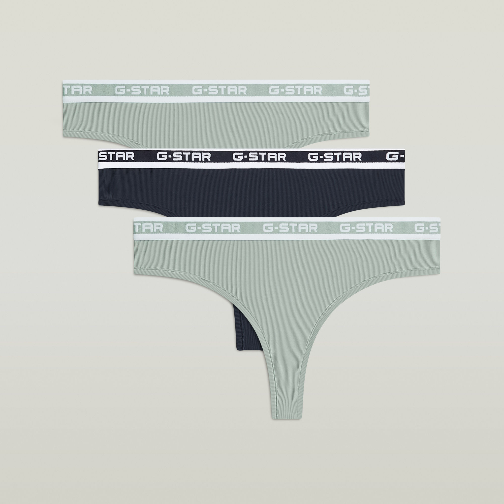 Bazilian Brief 3er-Pack - Mehrfarbig - Damen