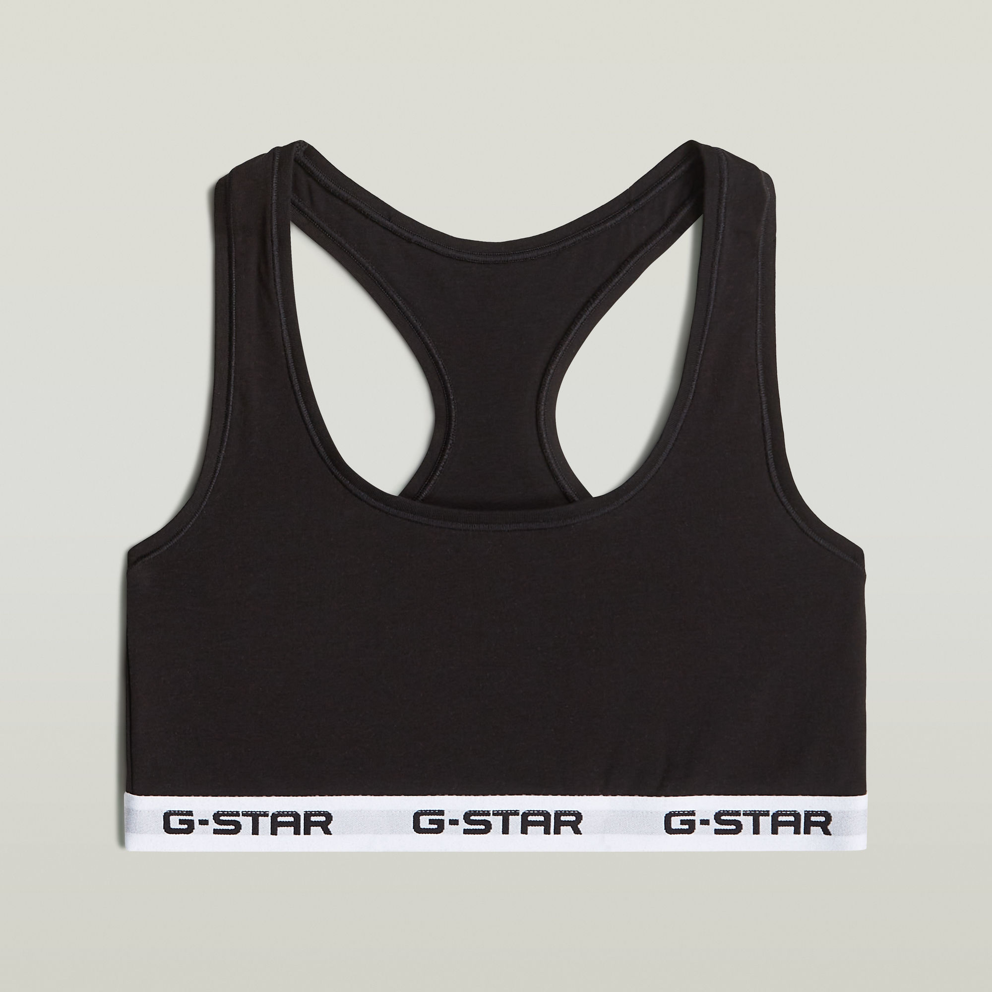 Thumbnail - Racerback Bralette 2er-Pack - Schwarz - Damen