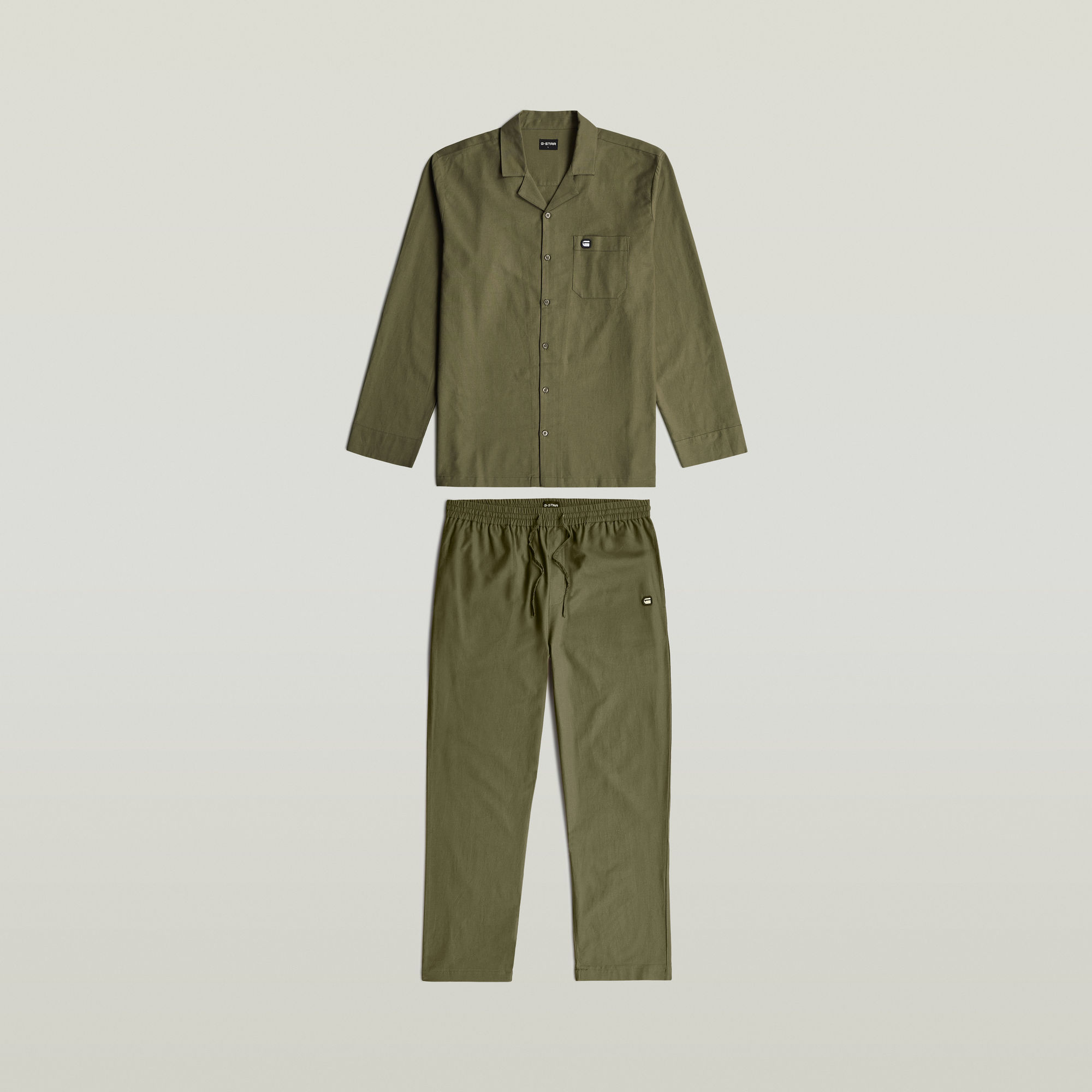 

T-Shirt und Hose Pyjama Set - Grün - Herren