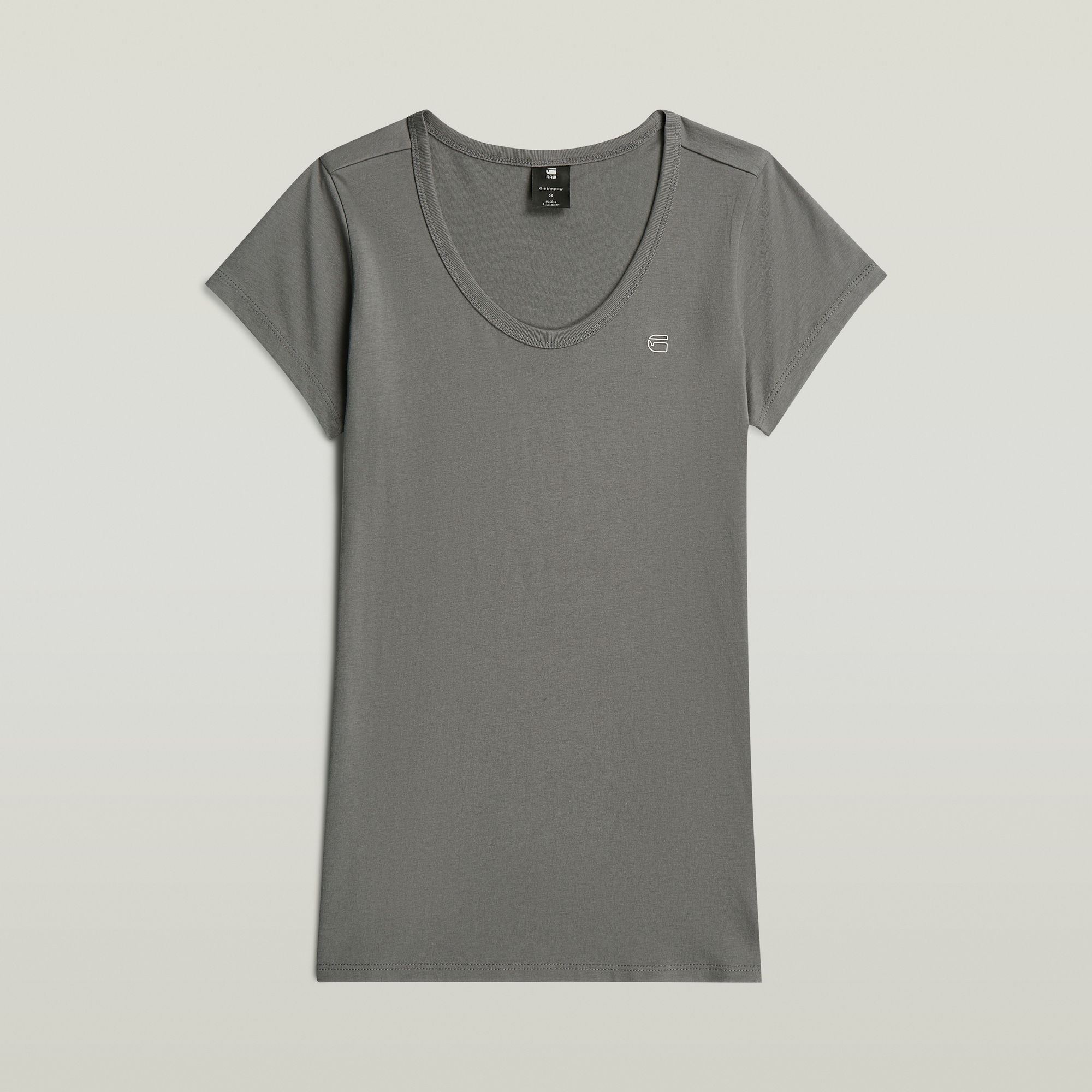 Thumbnail - Slim T-Shirt - Grau - Damen