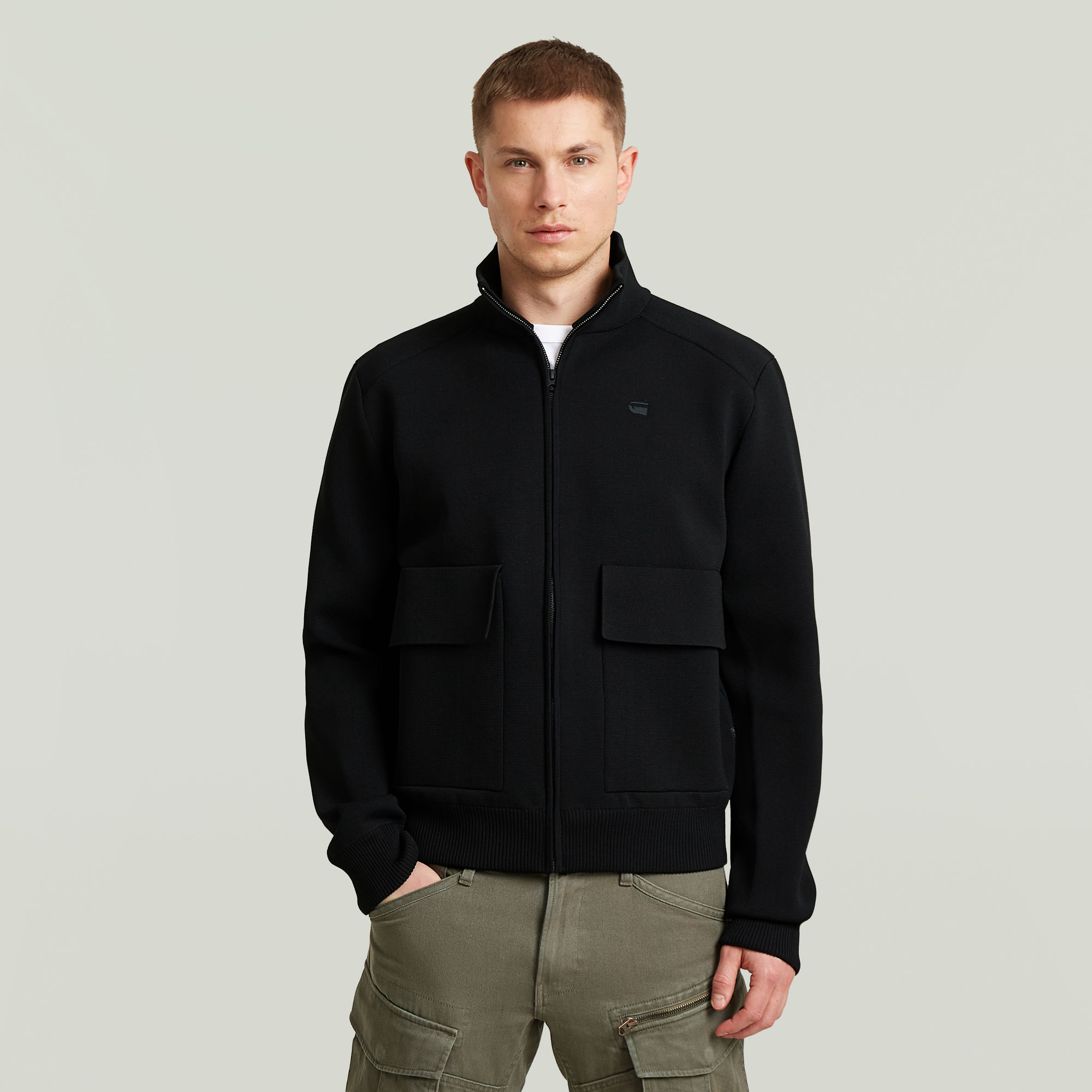 

Tech Knit Jacket - Black - Men