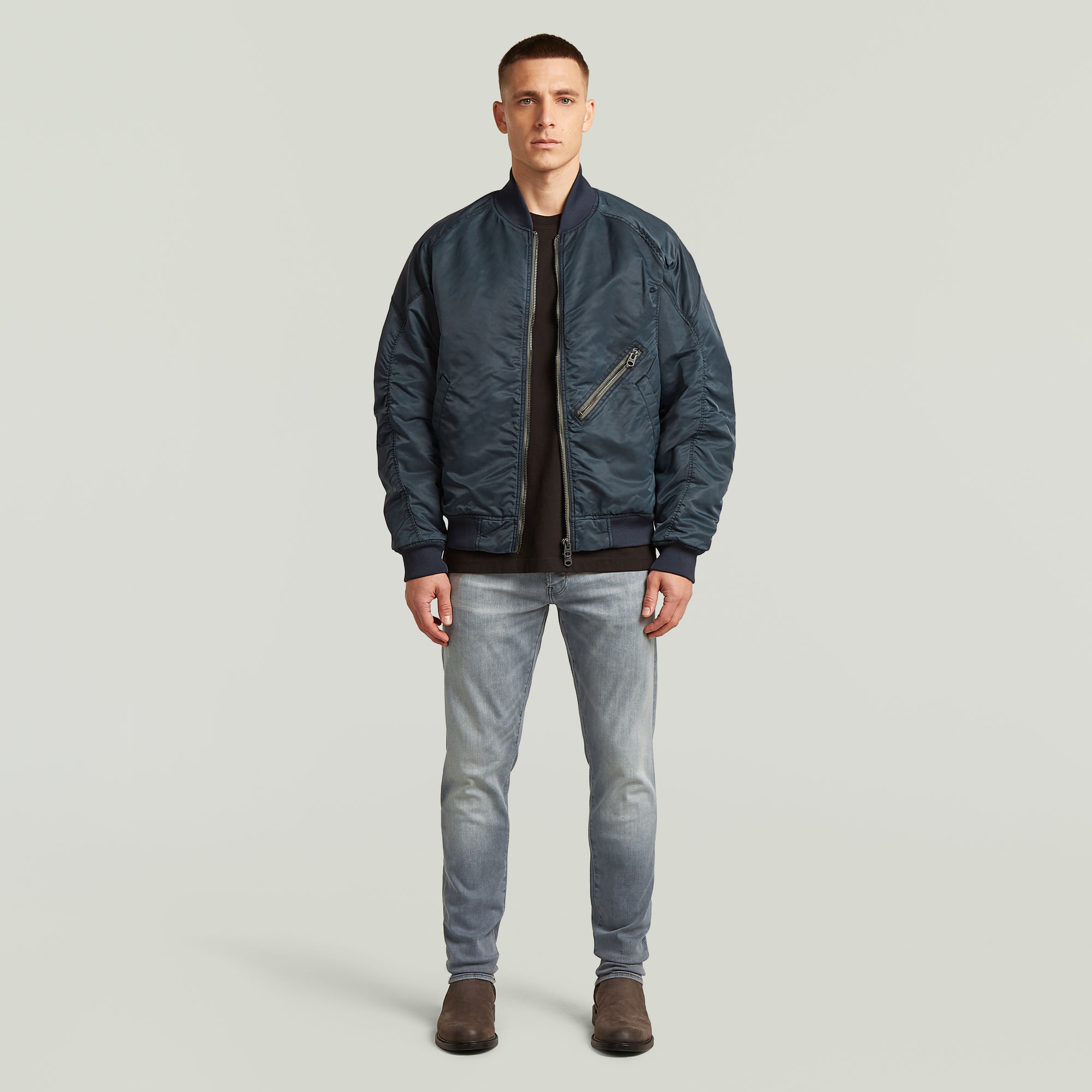 Thumbnail - 3301 Slim Jeans - Grau - Herren