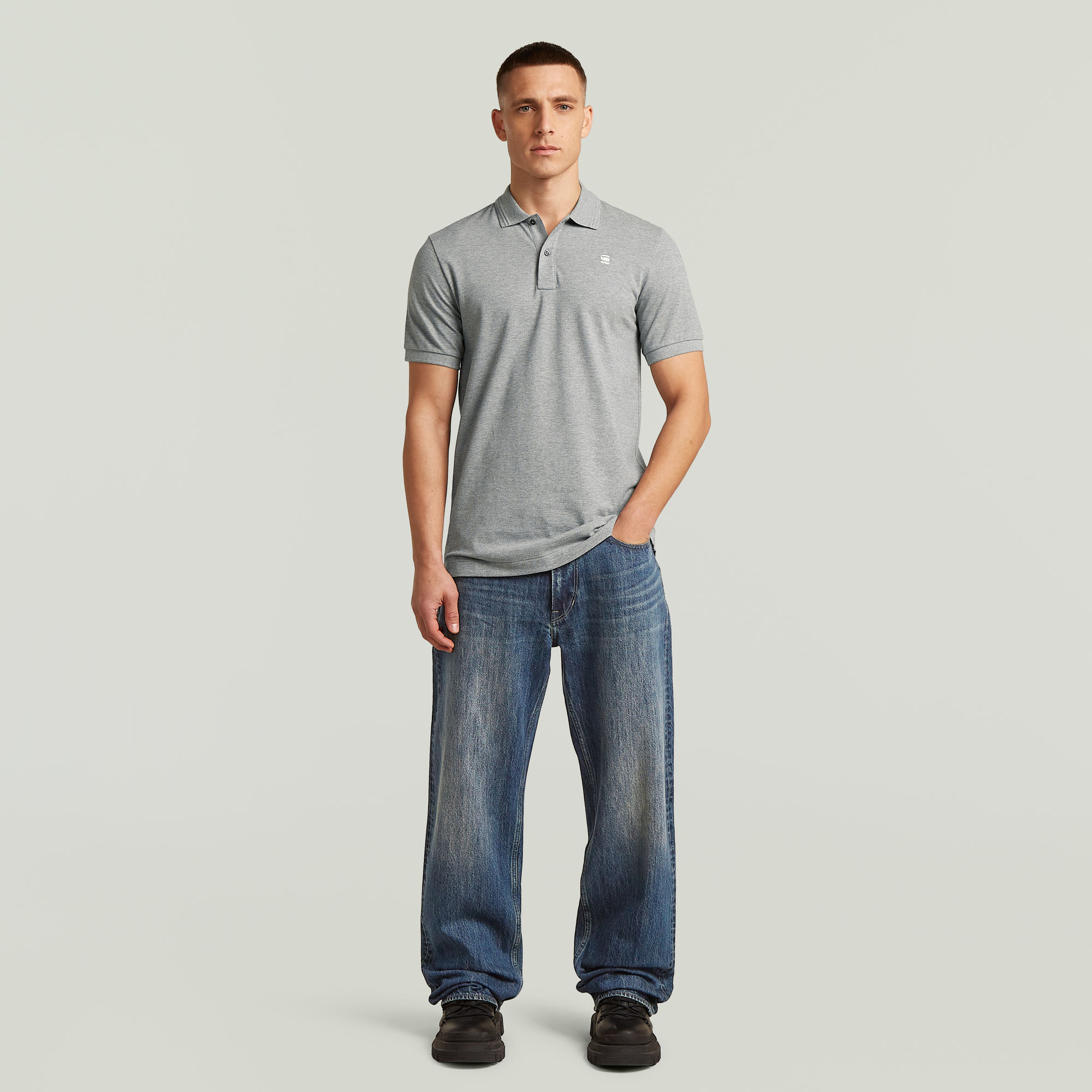 Thumbnail - Dunda Slim Poloshirt - Mehrfarbig - Herren