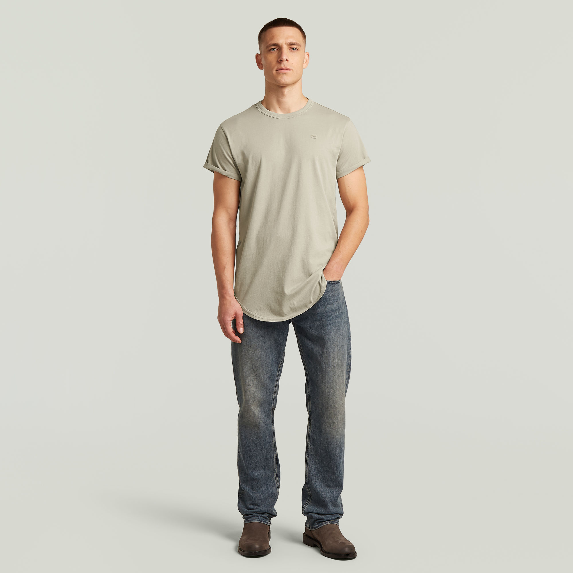 Thumbnail - Ductsoon Relaxed T-Shirt - Beige - Herren