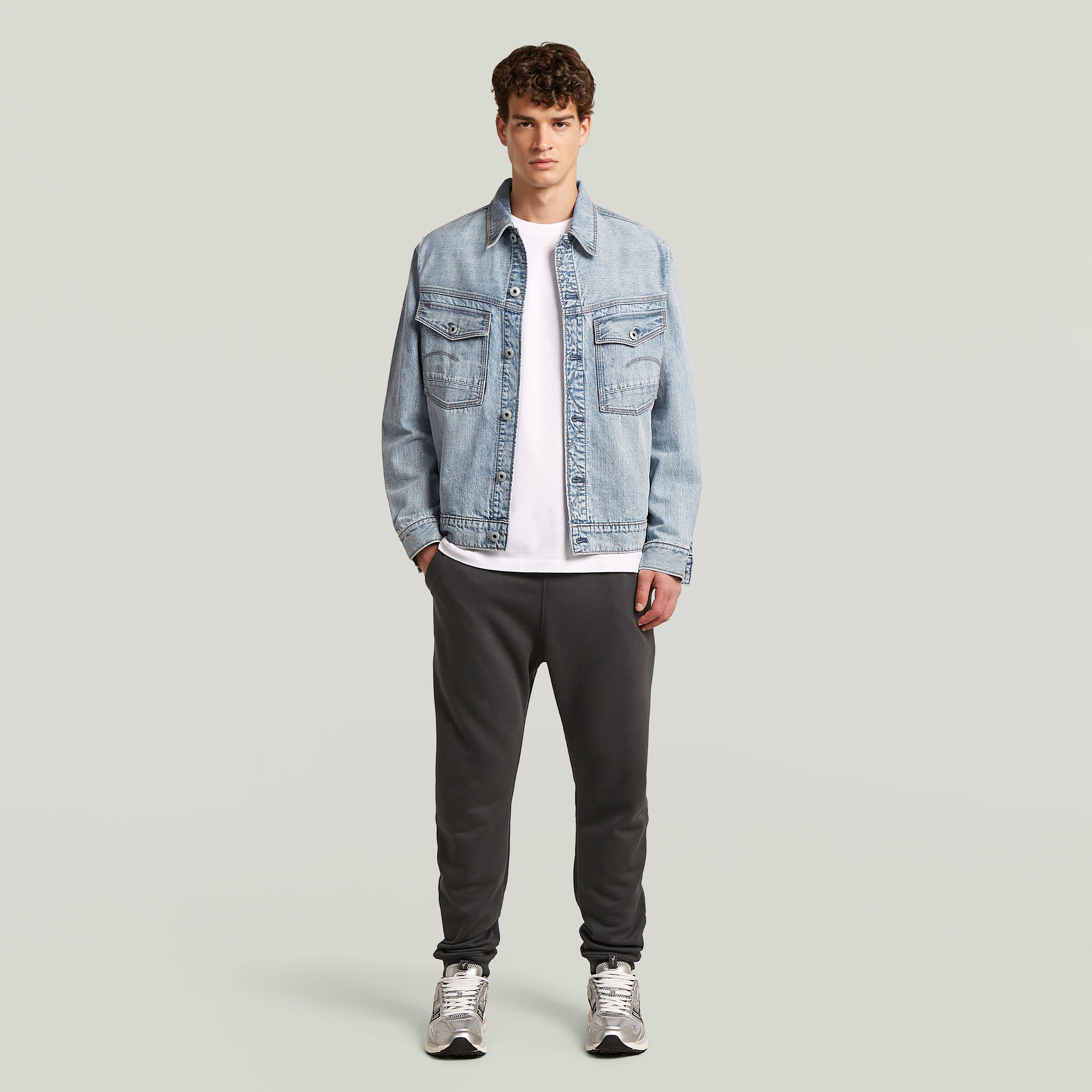 Thumbnail - Core Sweat Pant - Grau - Herren