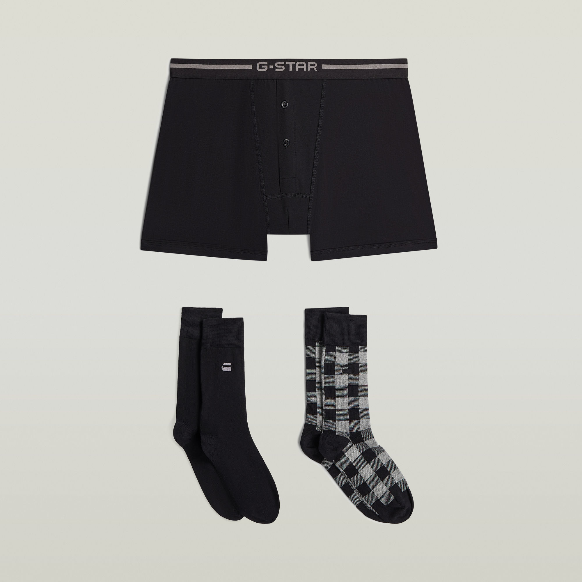 

Set Boxershort en Sokken - Meerkleurig - Heren