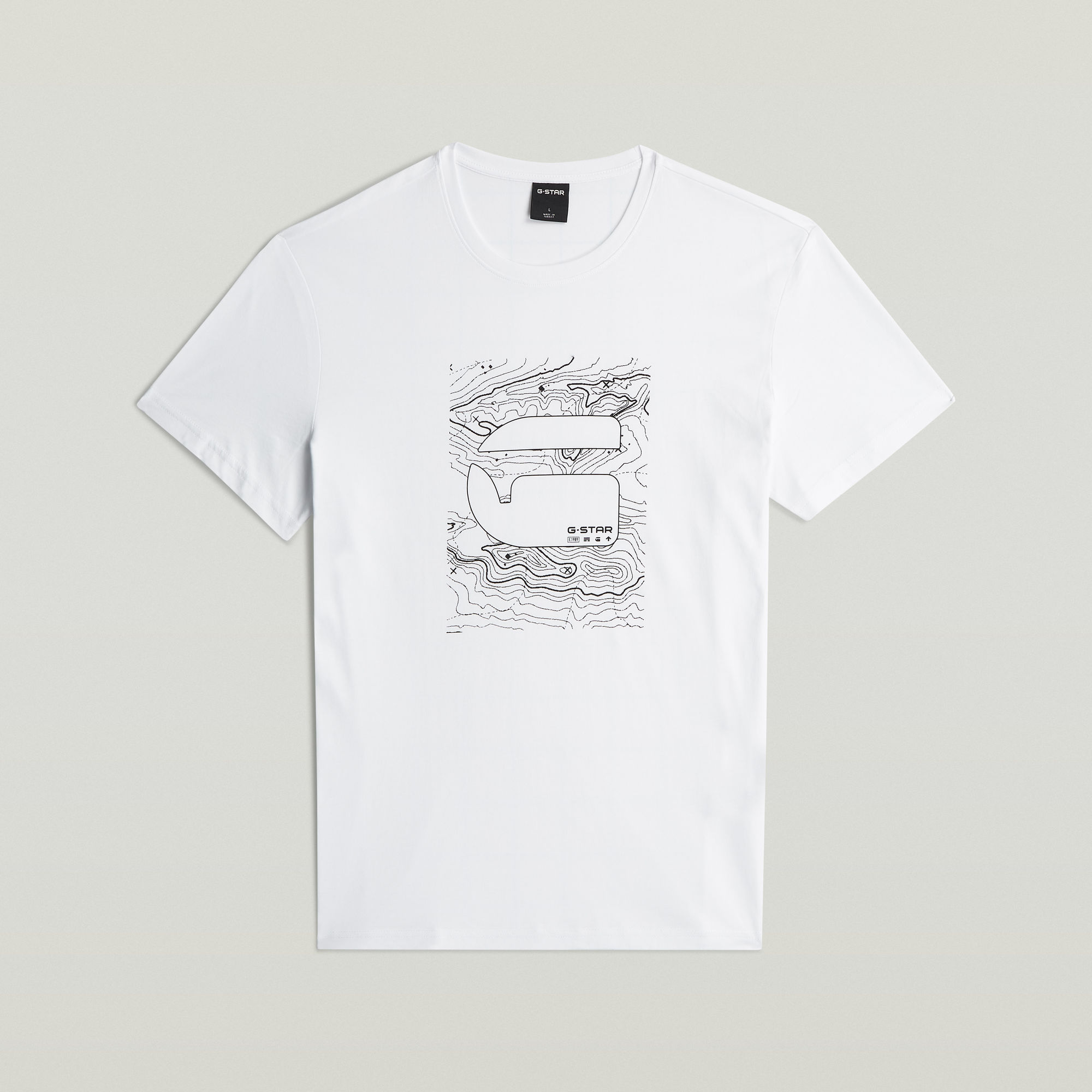 Graphic Logo T-Shirt - Weiß - Herren