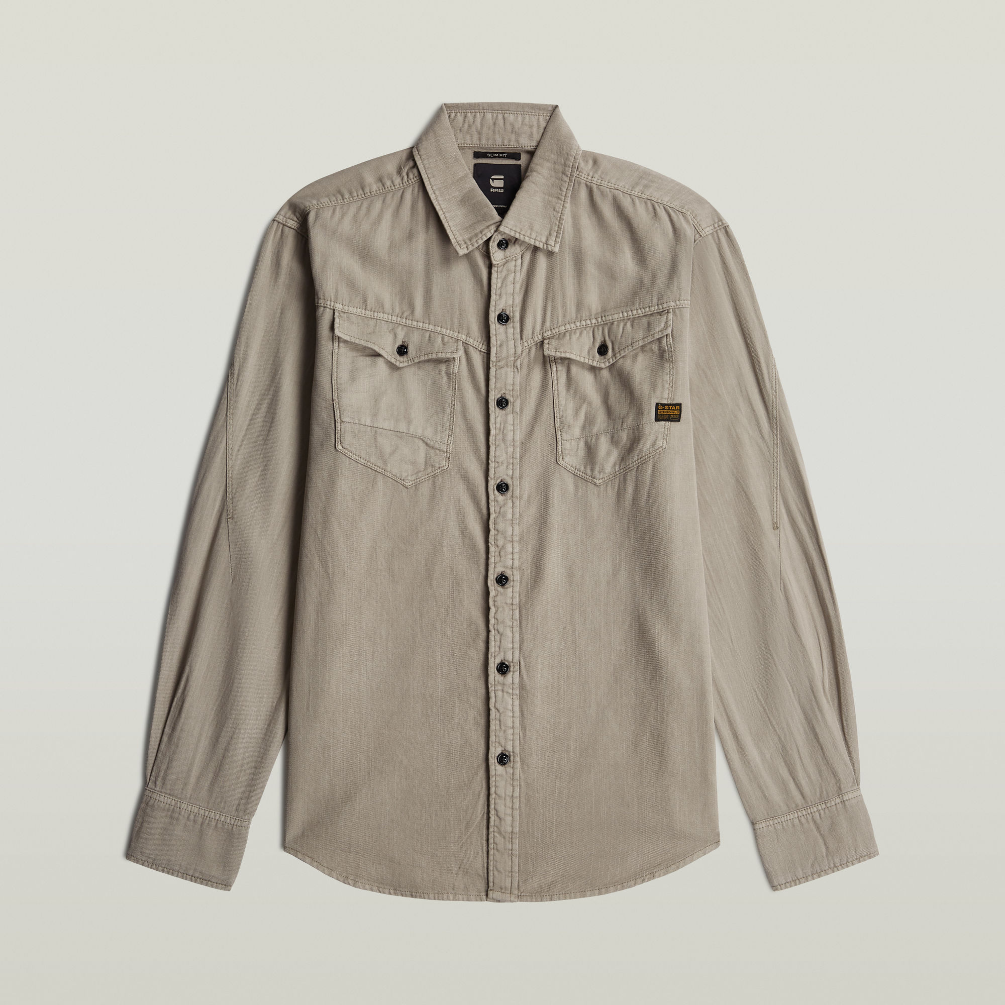 G-Star RAW Arc 3D Slim Overhemd - Beige - Heren