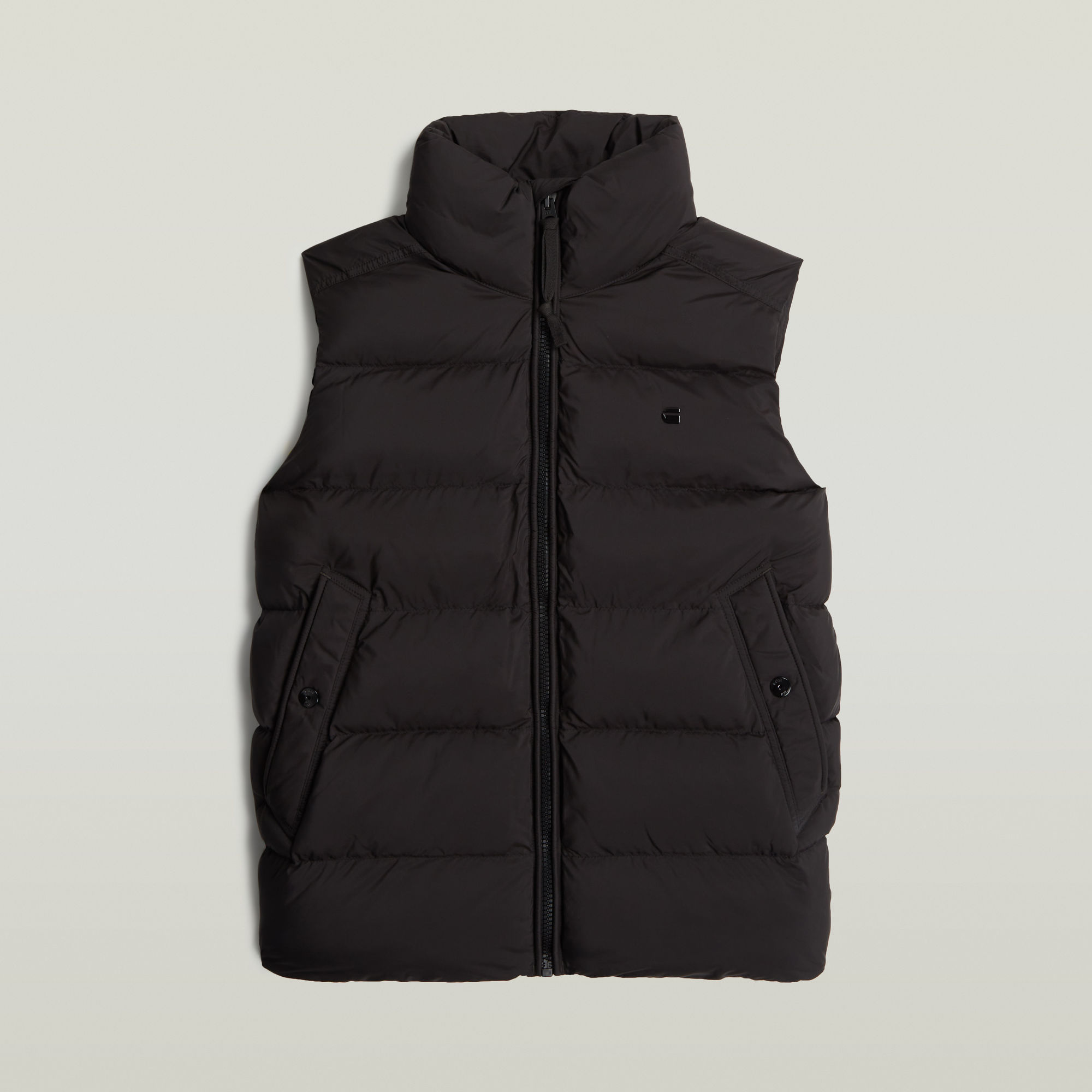 Thumbnail - Padded Weste - Schwarz - Herren