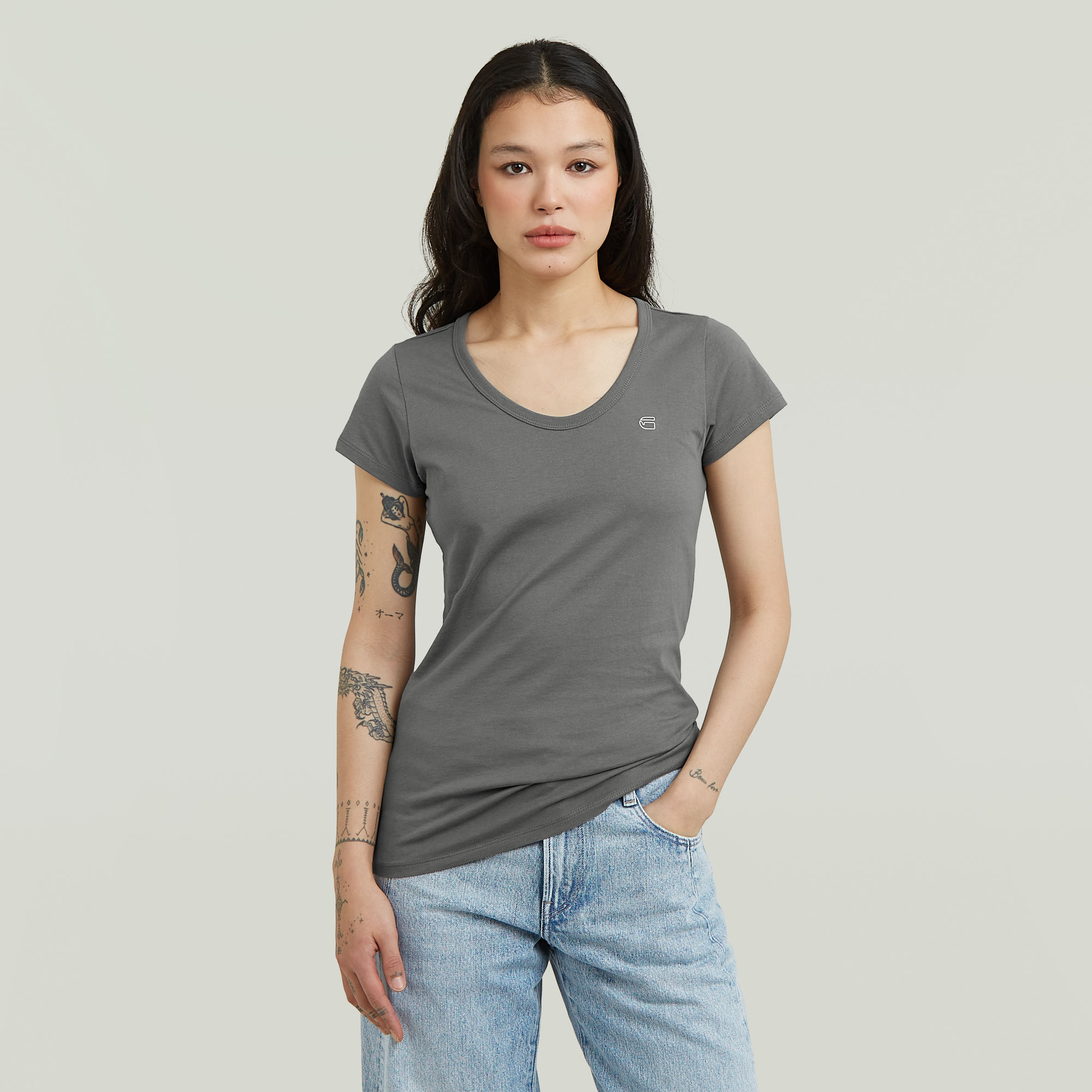 

Slim T-Shirt - Grey - Women