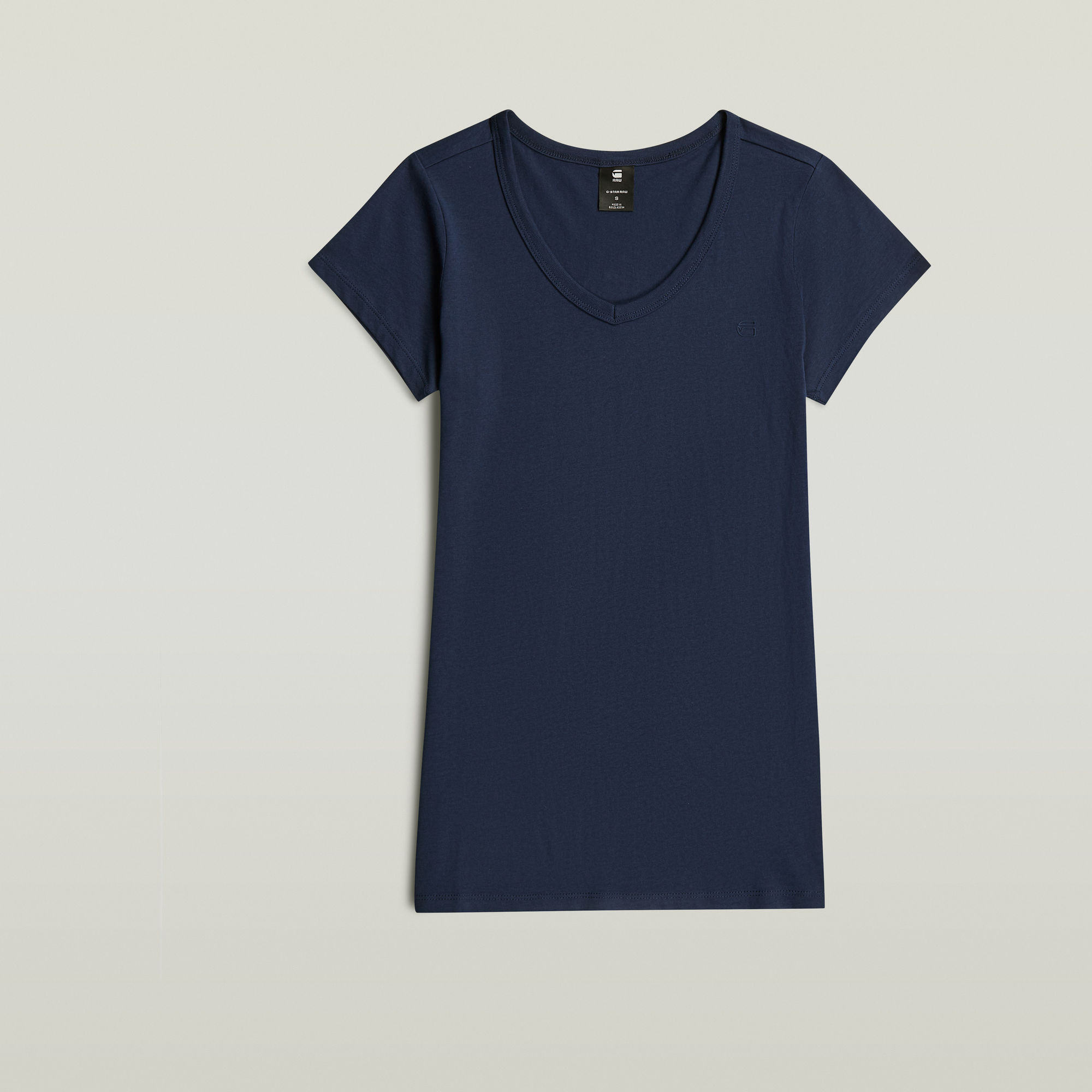 Slim V T-Shirt - Dunkelblau - Damen