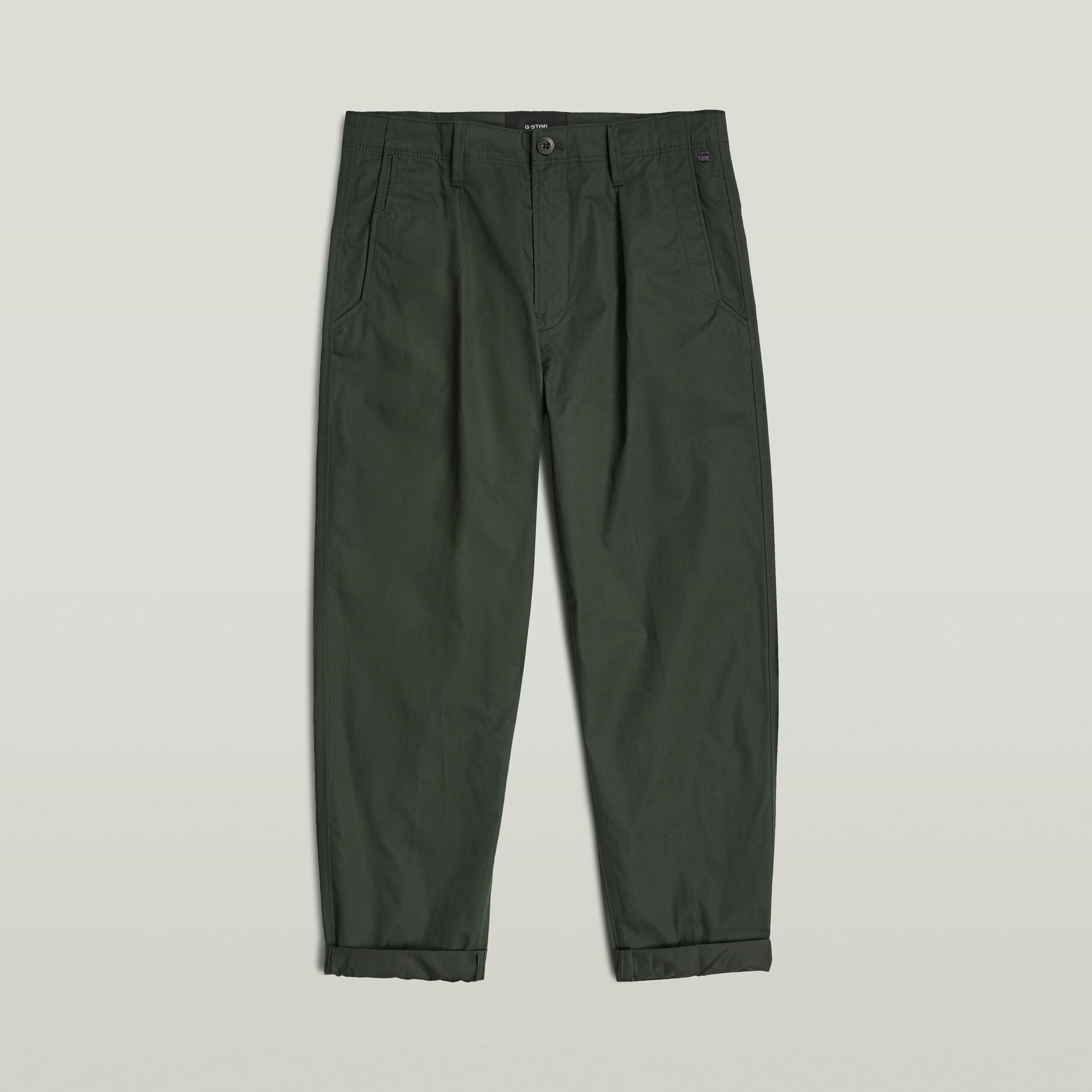 Thumbnail - The Ignaz- Correct Pleated Chino Relaxed - Grau - Herren