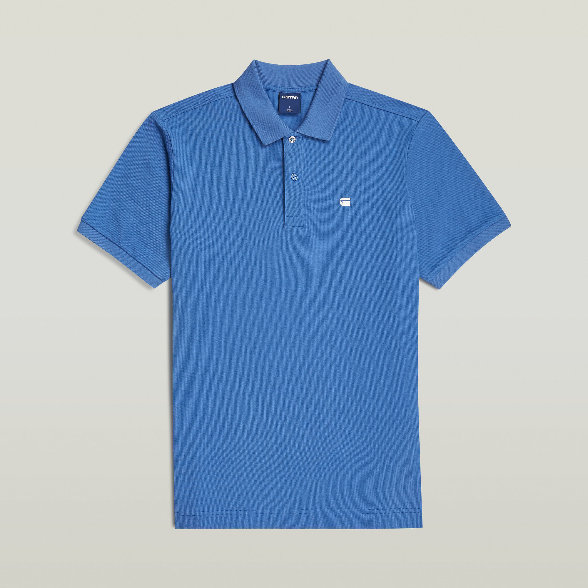

Oluv Slim G Polo - Midden blauw - Heren