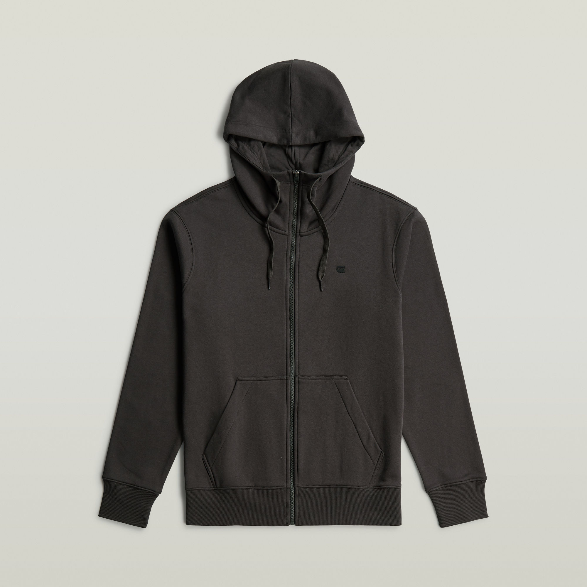 G' Hooded Zip Sweatshirt - Grau - Herren