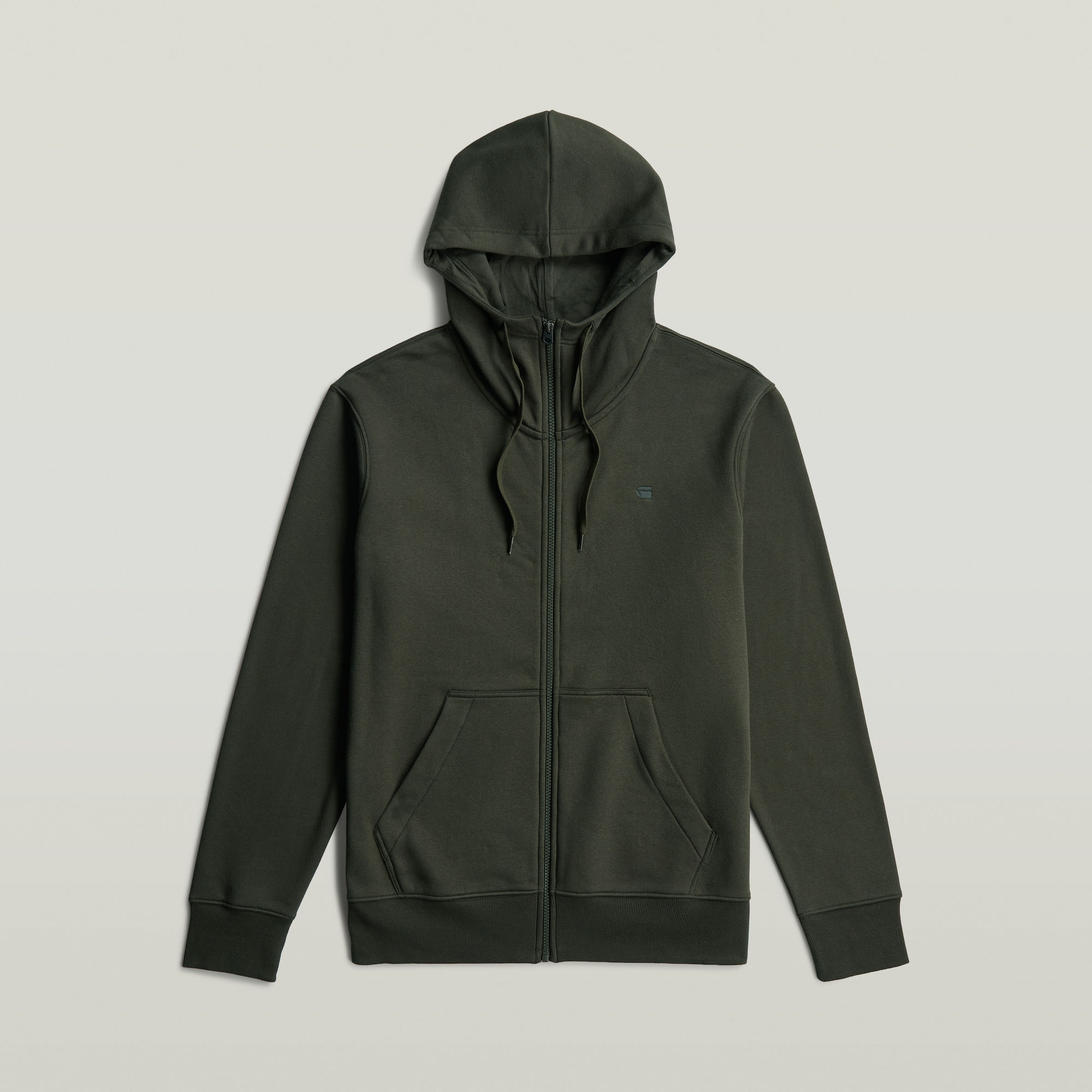 G' Hooded Zip Sweatshirt - Grau - Herren