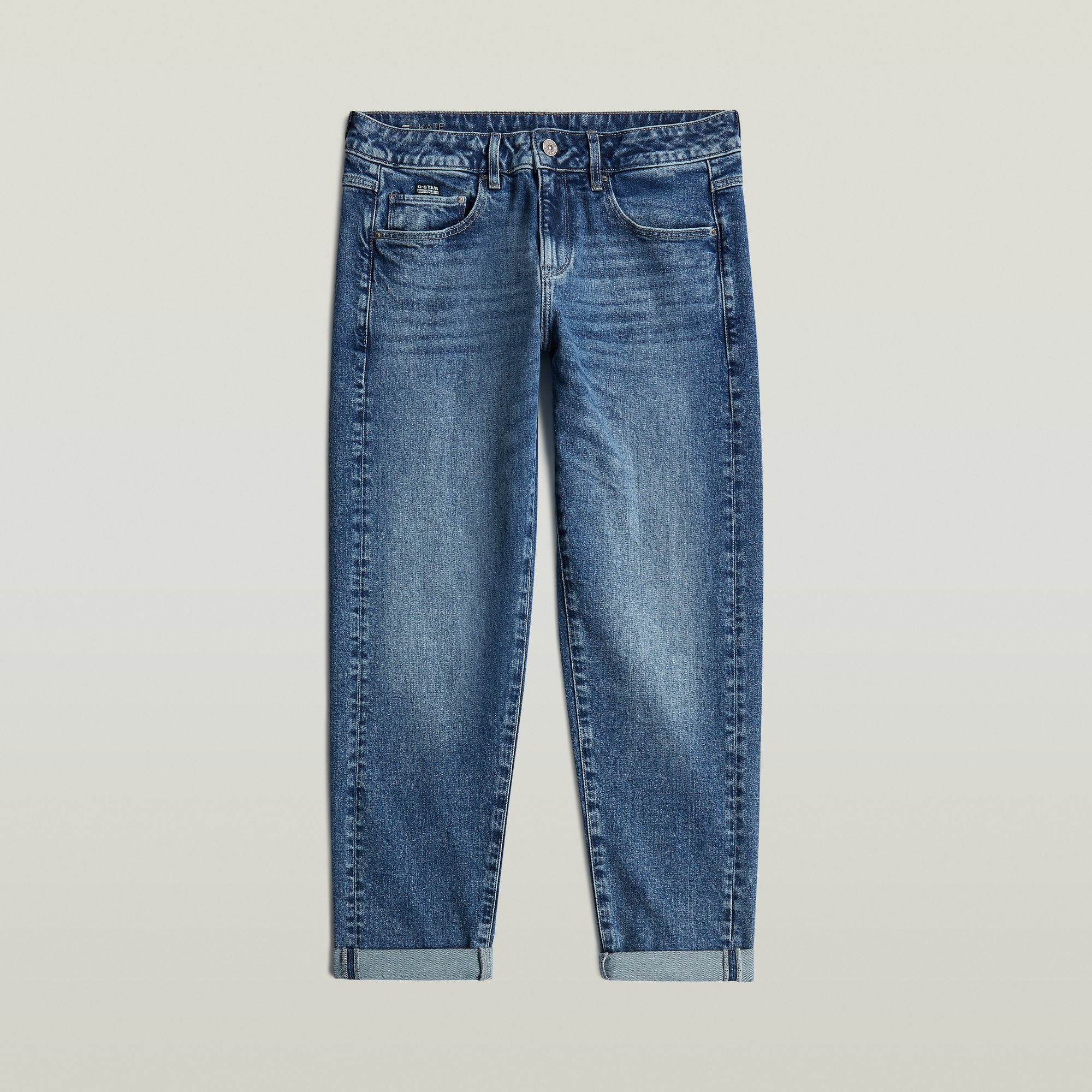 

Kate Boyfriend Jeans - Midden blauw - Dames