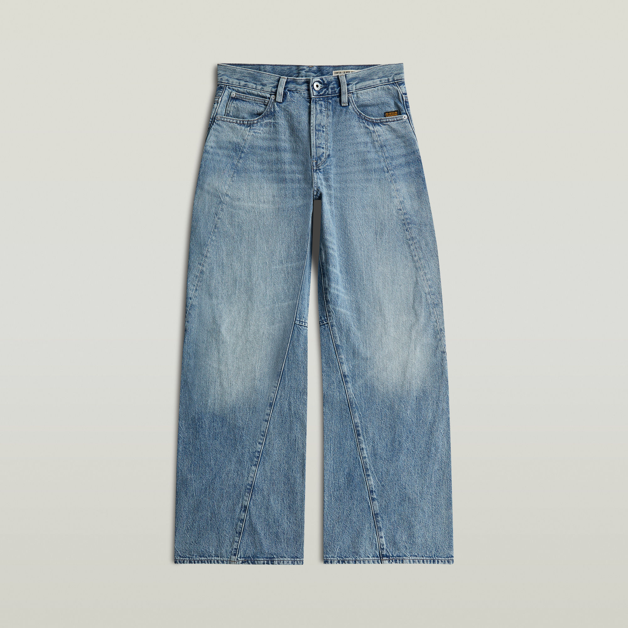 Contor Wide Jeans - Mittelblau - Damen