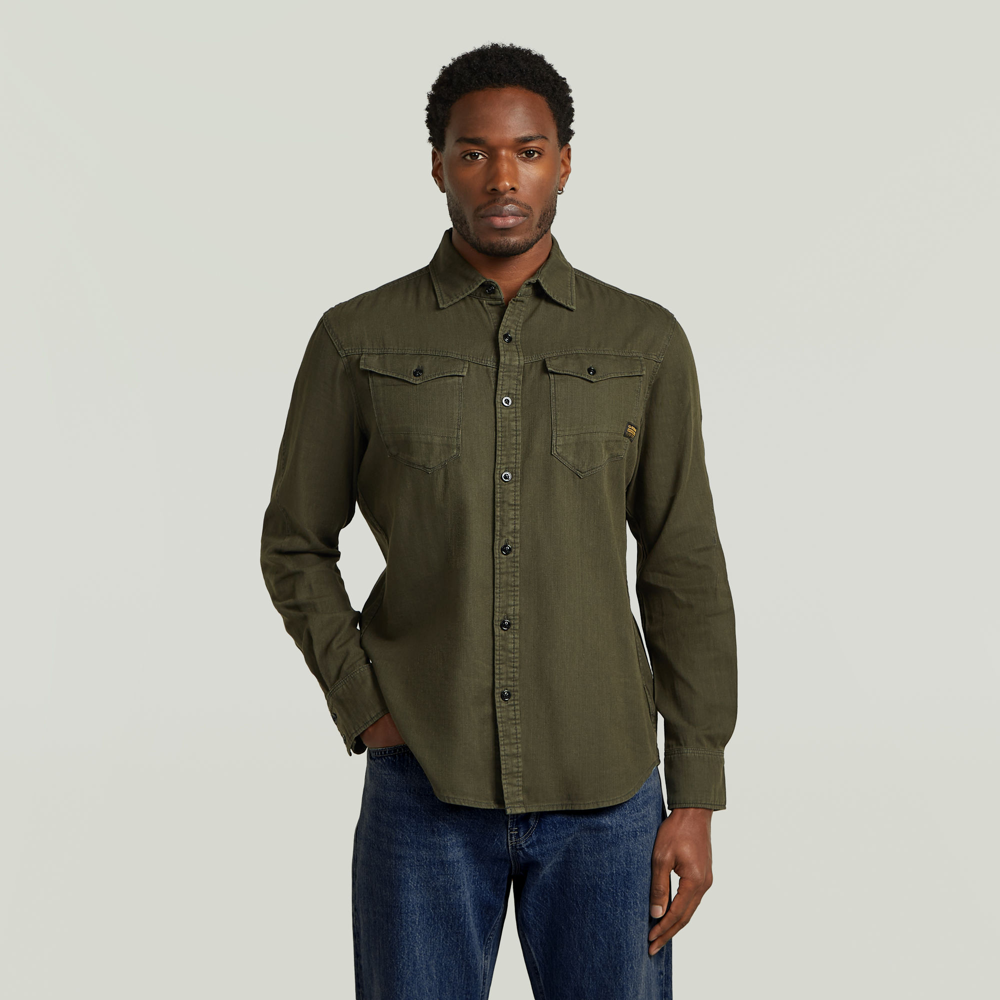 

Arc 3D Slim Shirt - Grey - Men