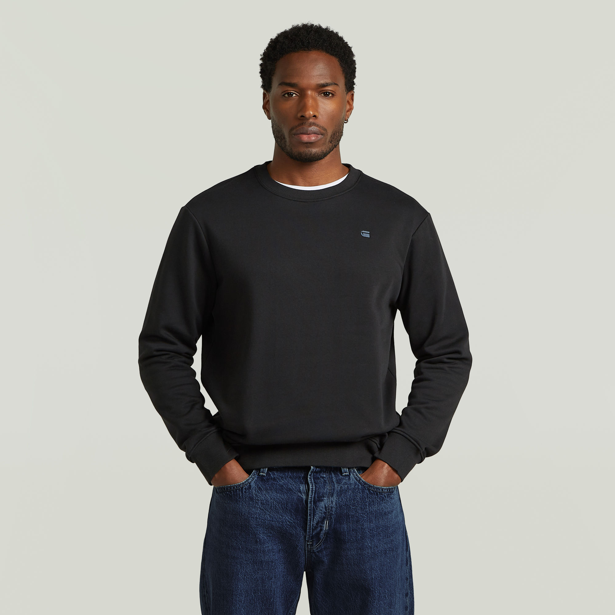 Logo Sweatshirt - Schwarz - Herren