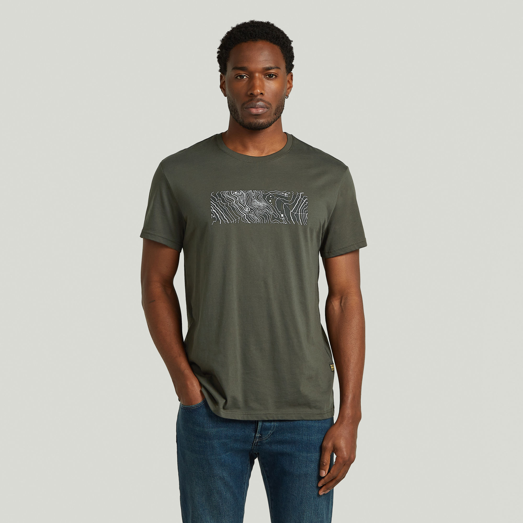 Logo Tee - Grau - Herren