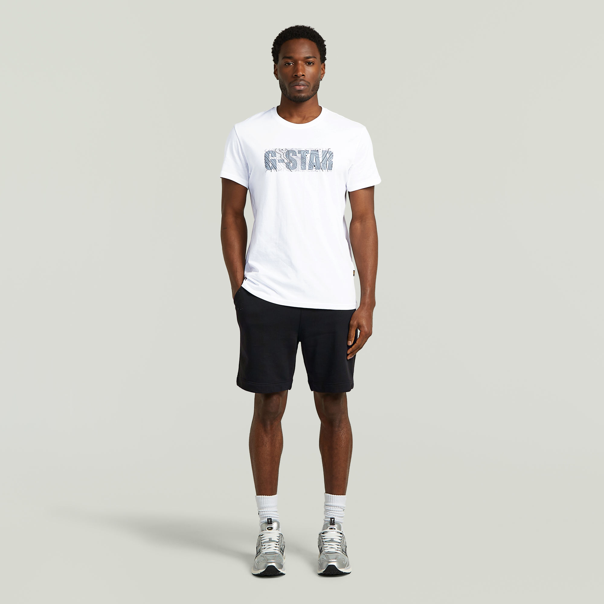 Thumbnail - Core Sweater Shorts - Schwarz - Herren