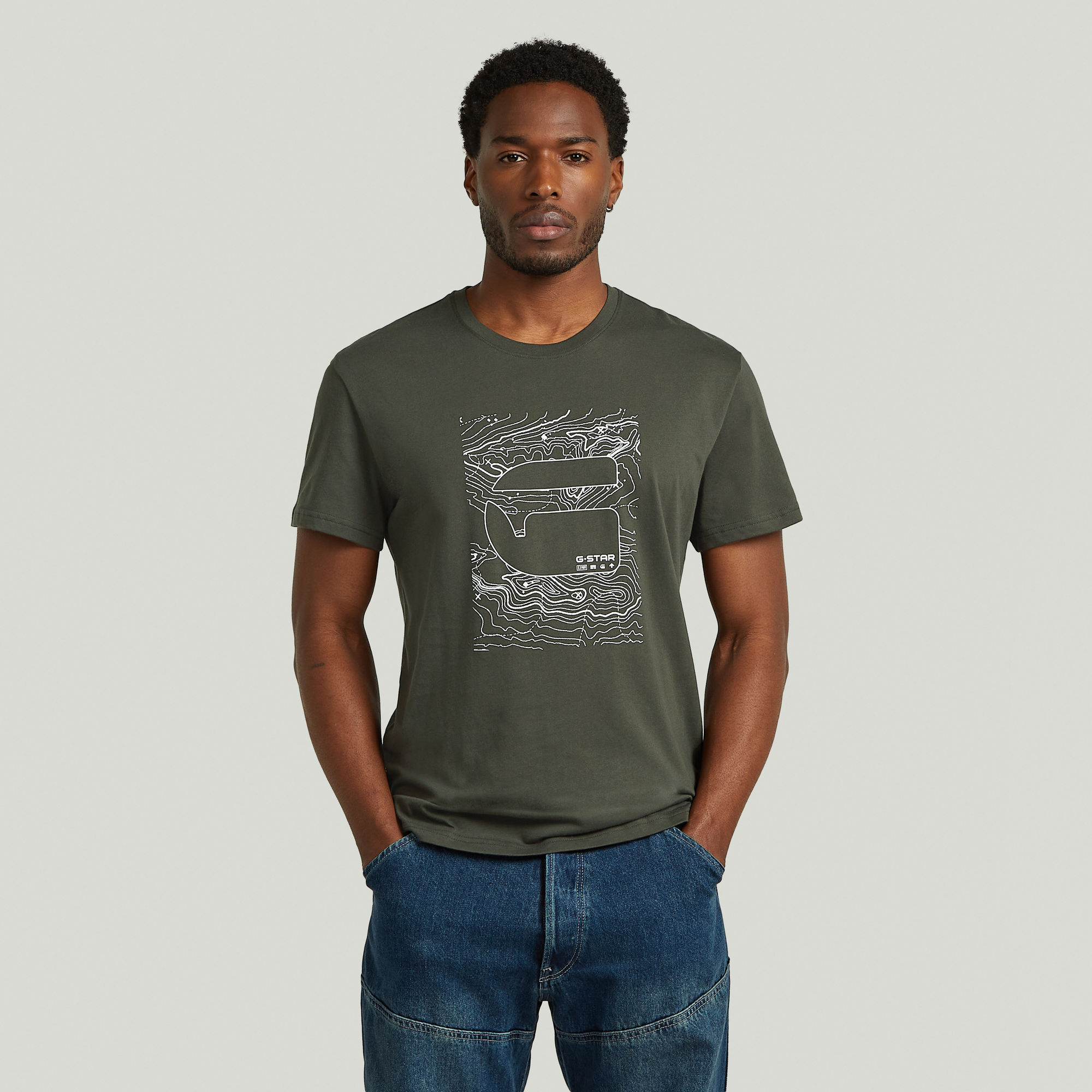 

Graphic Logo T-Shirt - Grey - Men