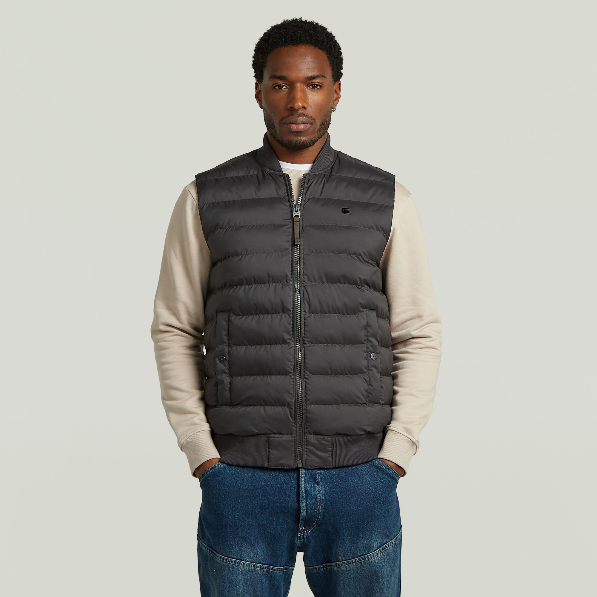 Liner Weste - Grau - Herren