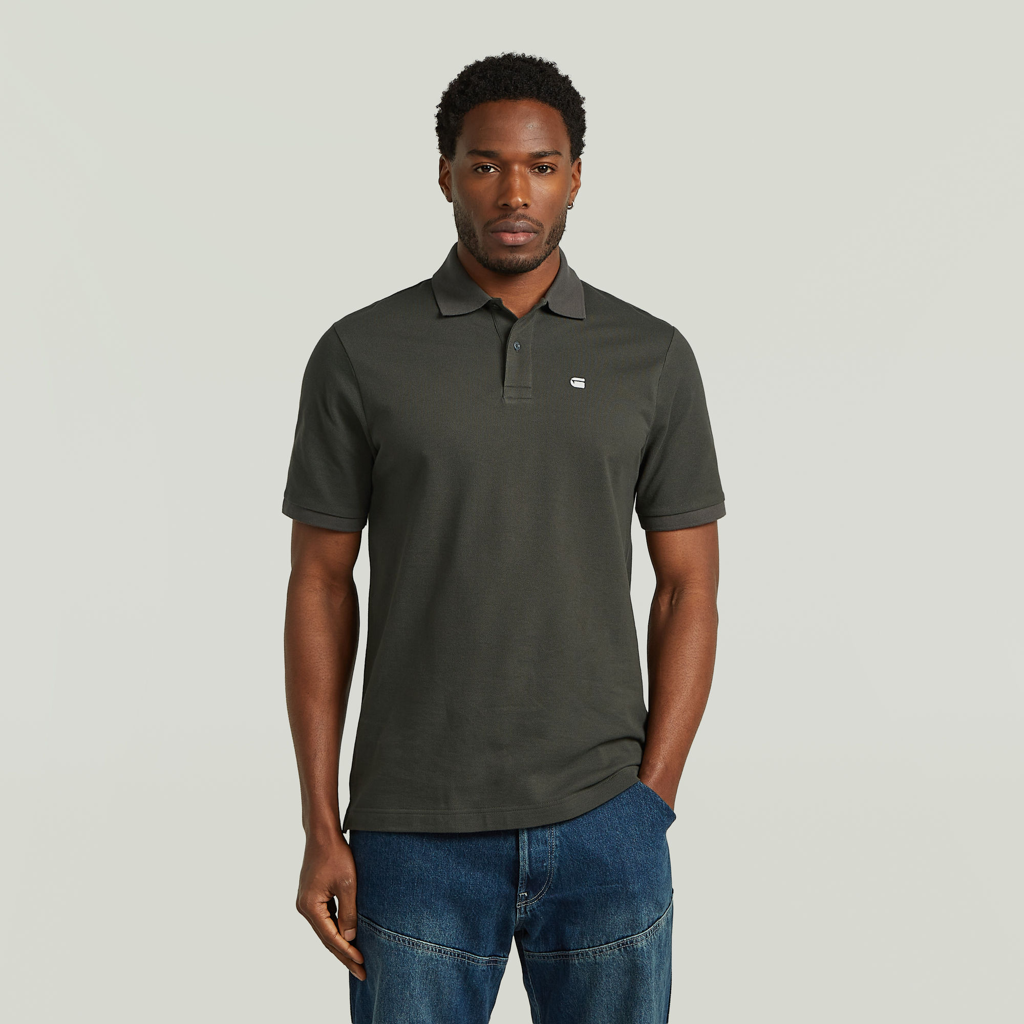 

Oluv Regular Polo - Grey - Men