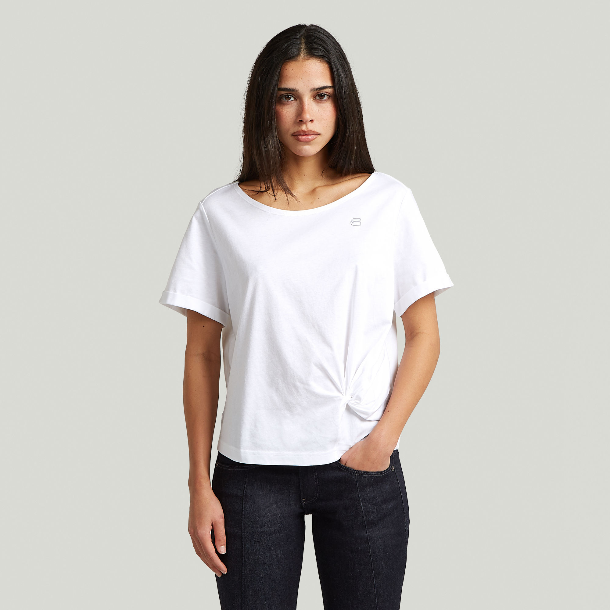 

Knot Top - White - Women