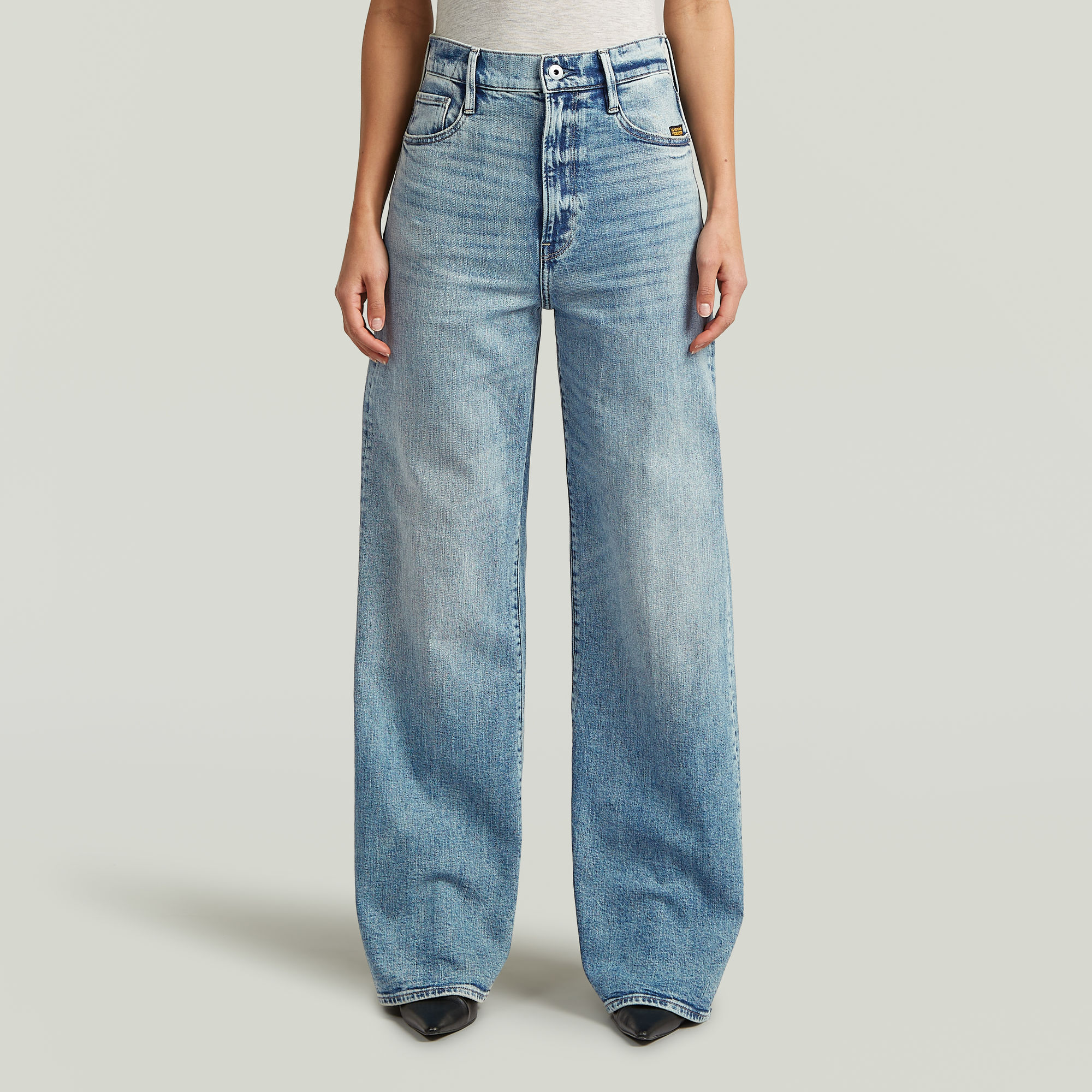 Deck 2.0 High Loose Jeans - Mittelblau - Damen